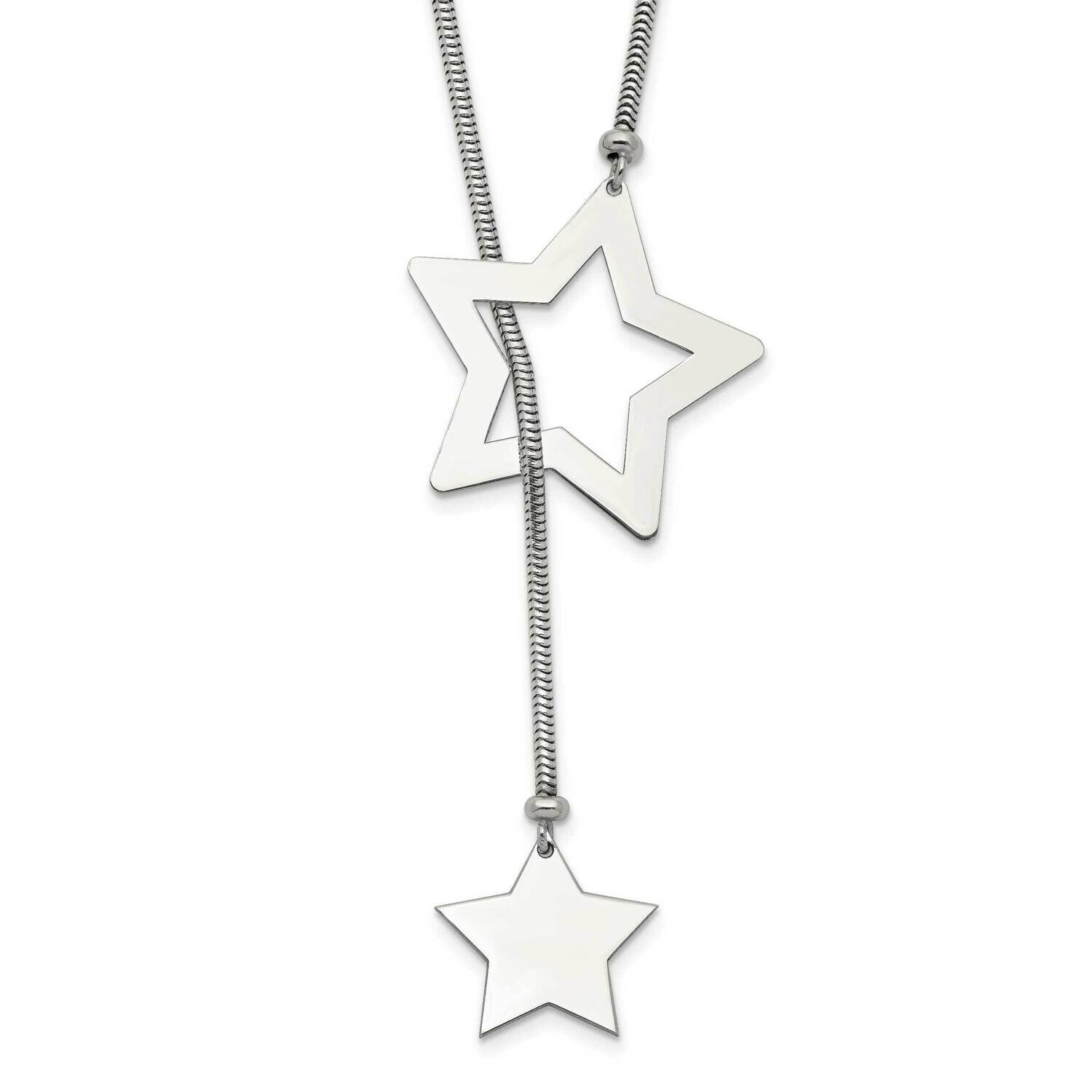 Star Cable Wrap Necklace Sterling Silver QG5264-41, MPN: QG5264-41, 191101920837