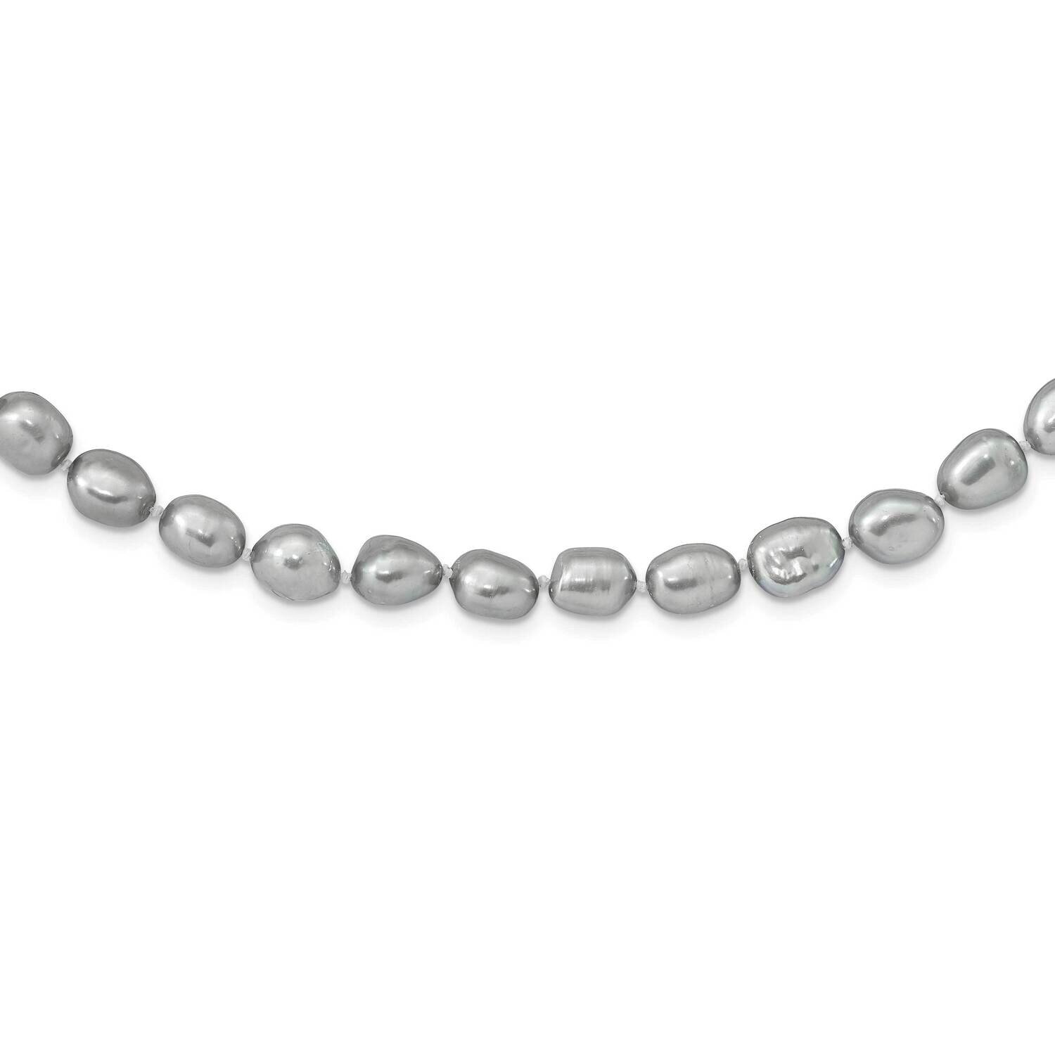 9-11mm Grey Baroque Endless Necklace QH5320G, MPN: QH5320G, 196904156254