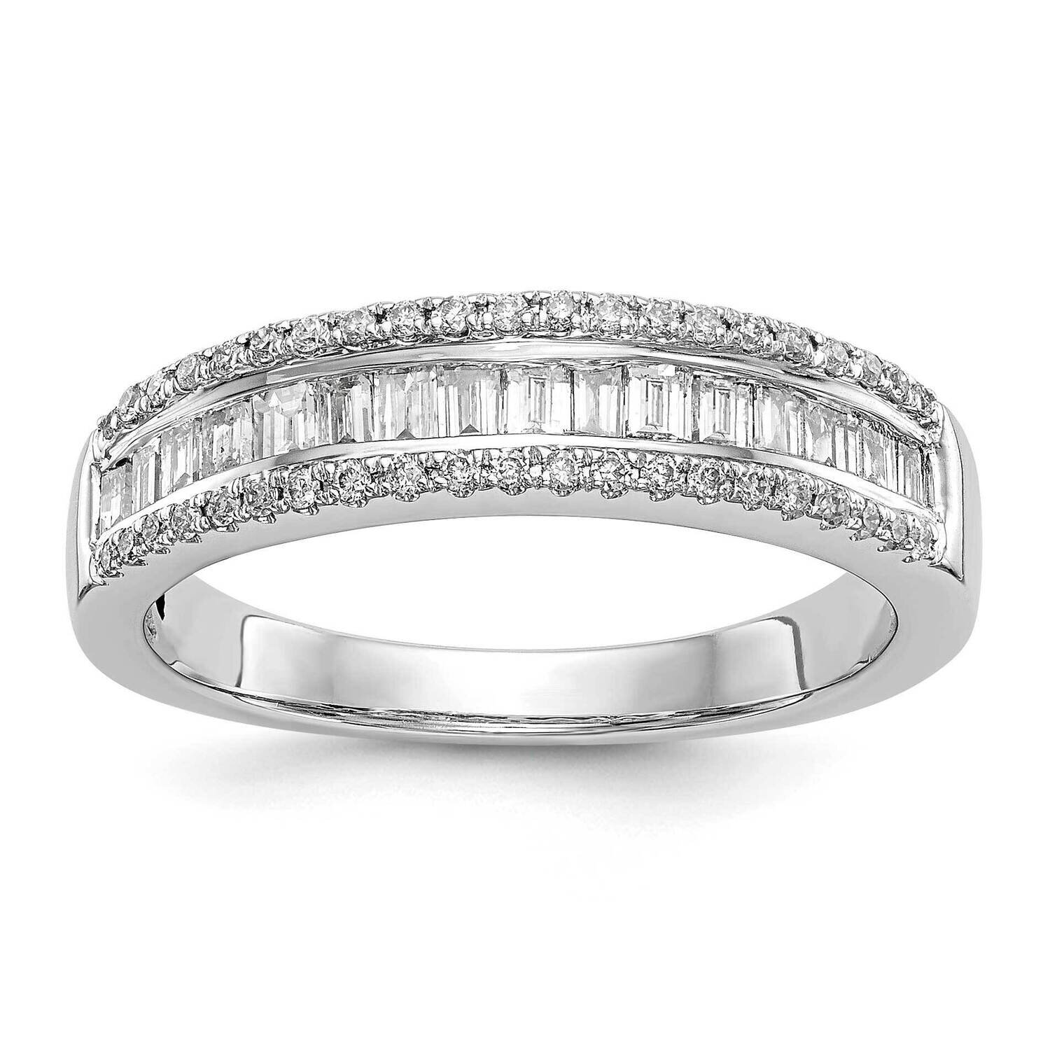 Diamond Wedding Band 14k White Gold RM2728B-038-WAA