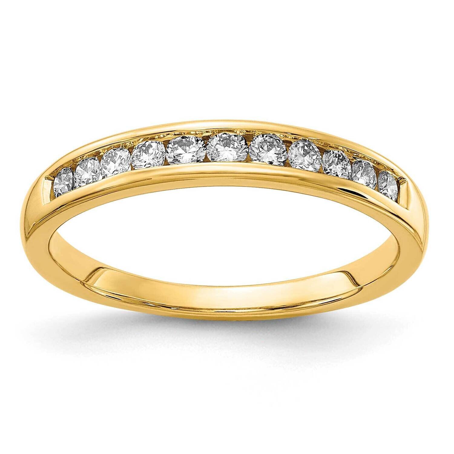 Vs/Si, D E F, 1/3Ct Channel Band 14k Gold Lab Grown Diamond RM4395B-033-LD, MPN: RM4395B-033-LD, 19…