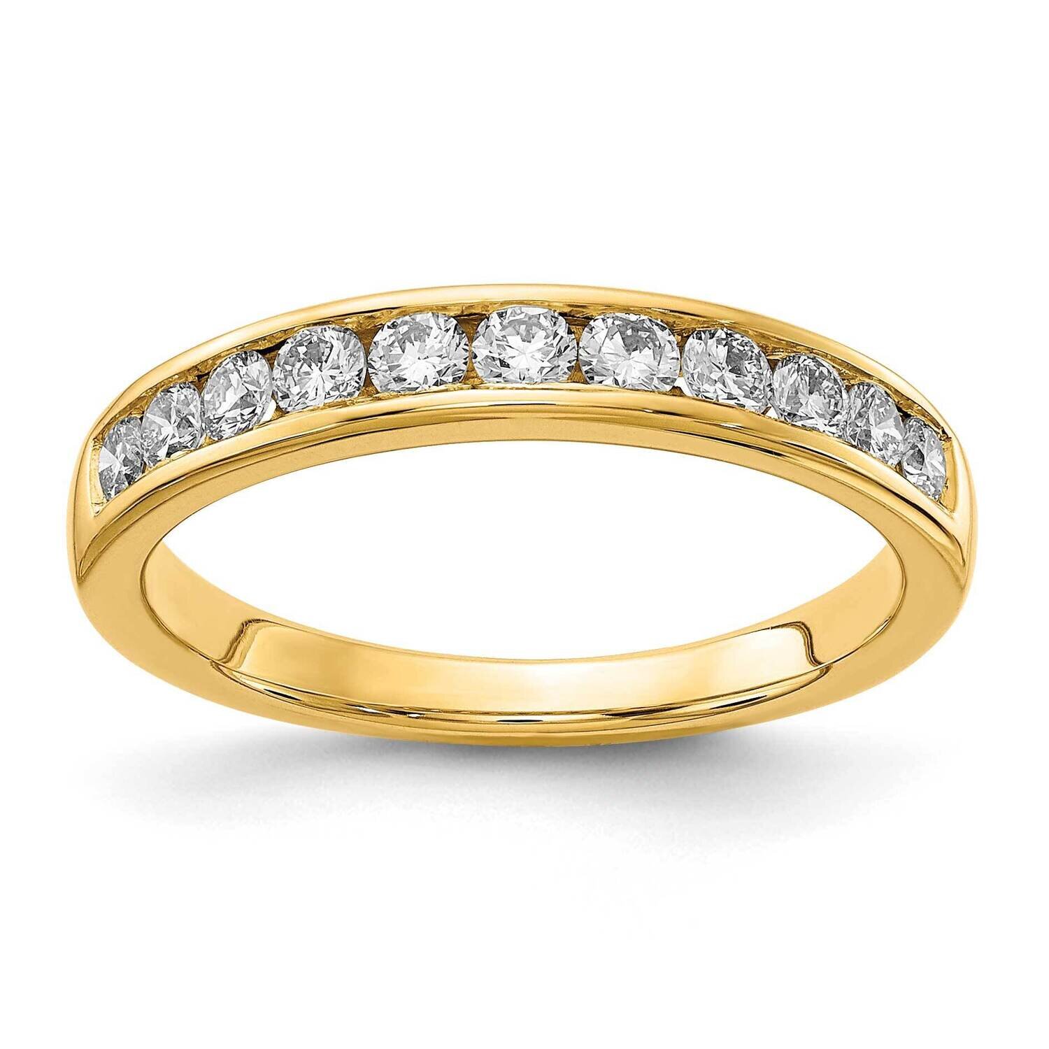 Vs/Si, D E F, 1/2Ct Channel Band 14k Gold Lab Grown Diamond RM4395B-050-LD, MPN: RM4395B-050-LD, 19…