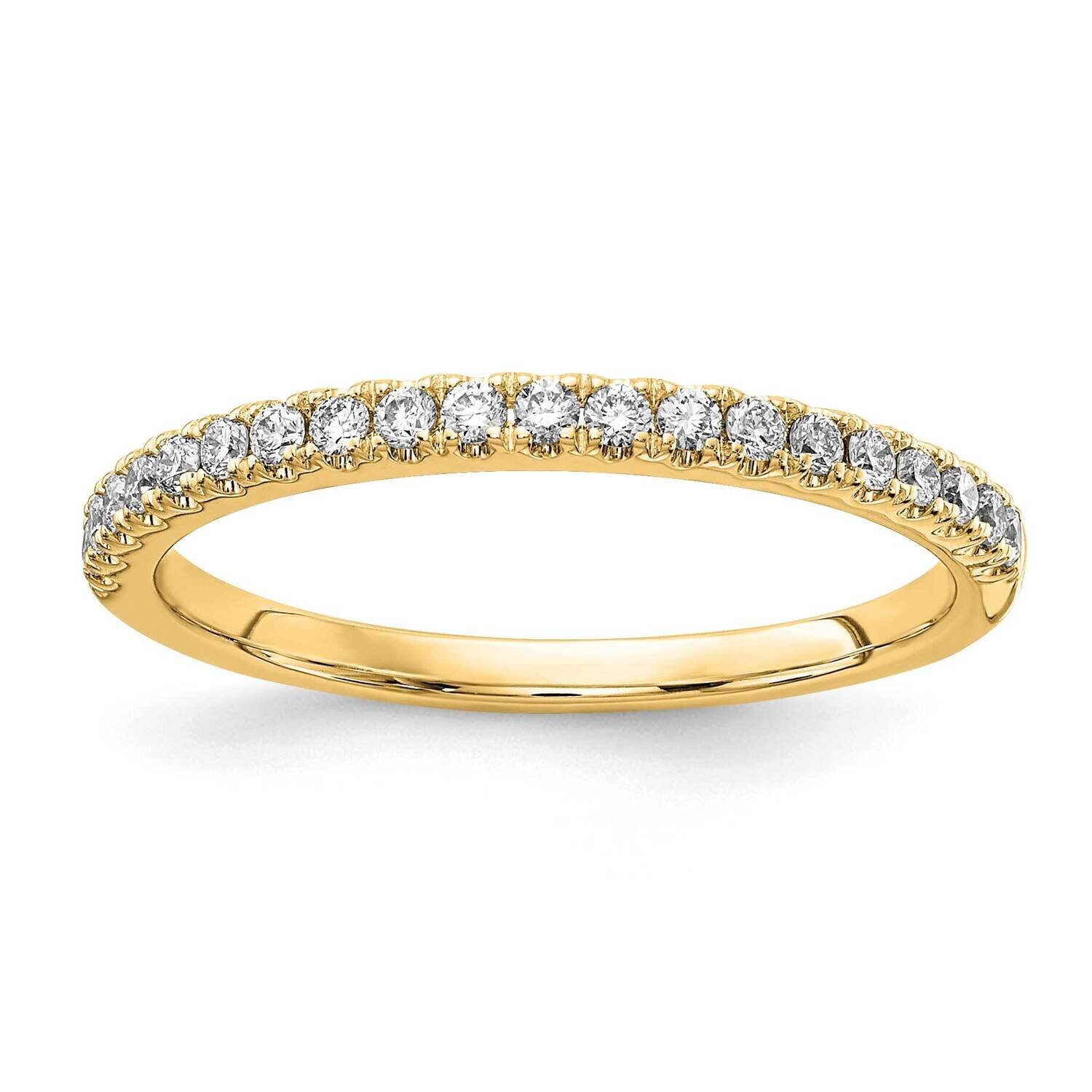Vs/Si, D E F, 1/5Ct Wedding Band 14k Gold Lab Grown Diamond RM5736B-020-LD