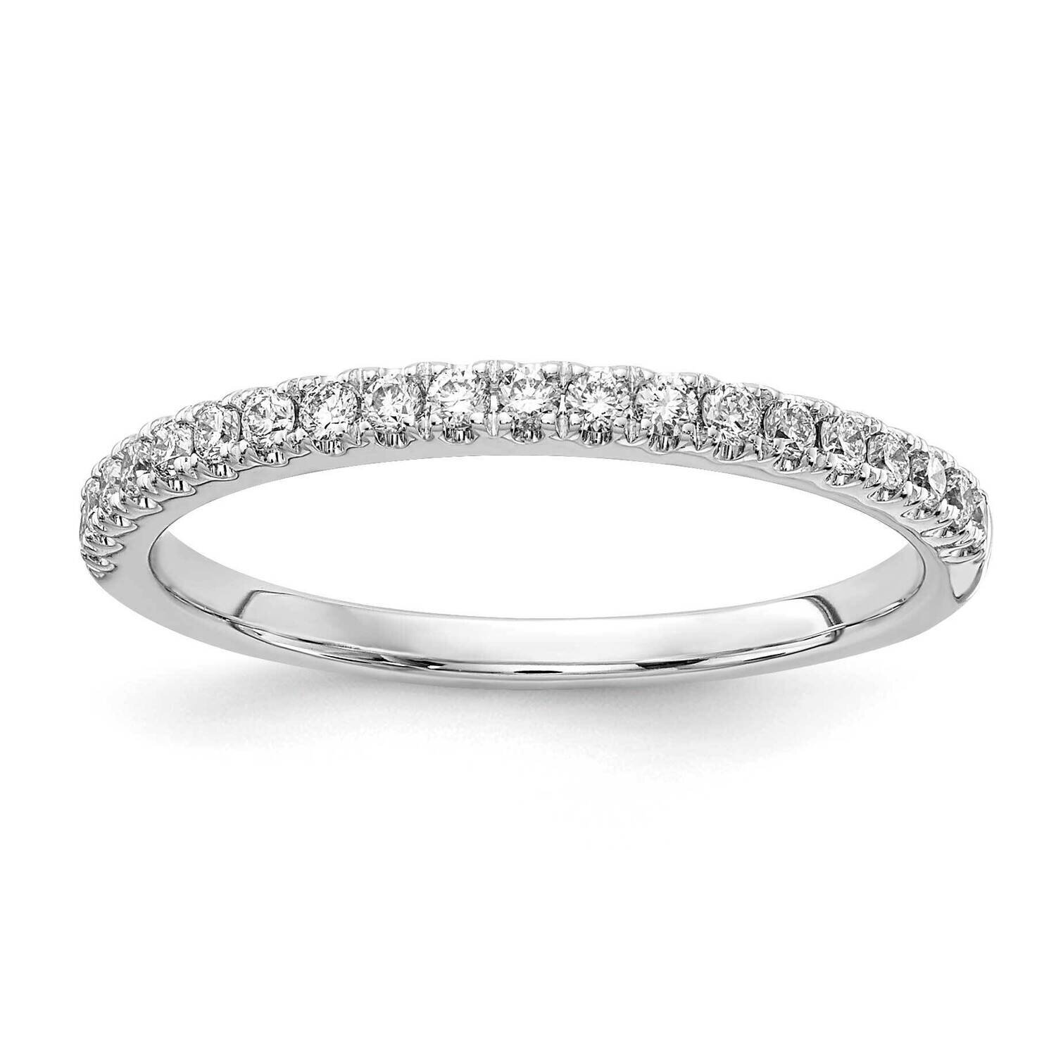 Vs/Si, D E F, 1/2Ct Wedding Band 14k White Gold Lab Grown Diamond RM5736B-050-WLD, MPN: RM5736B-050…