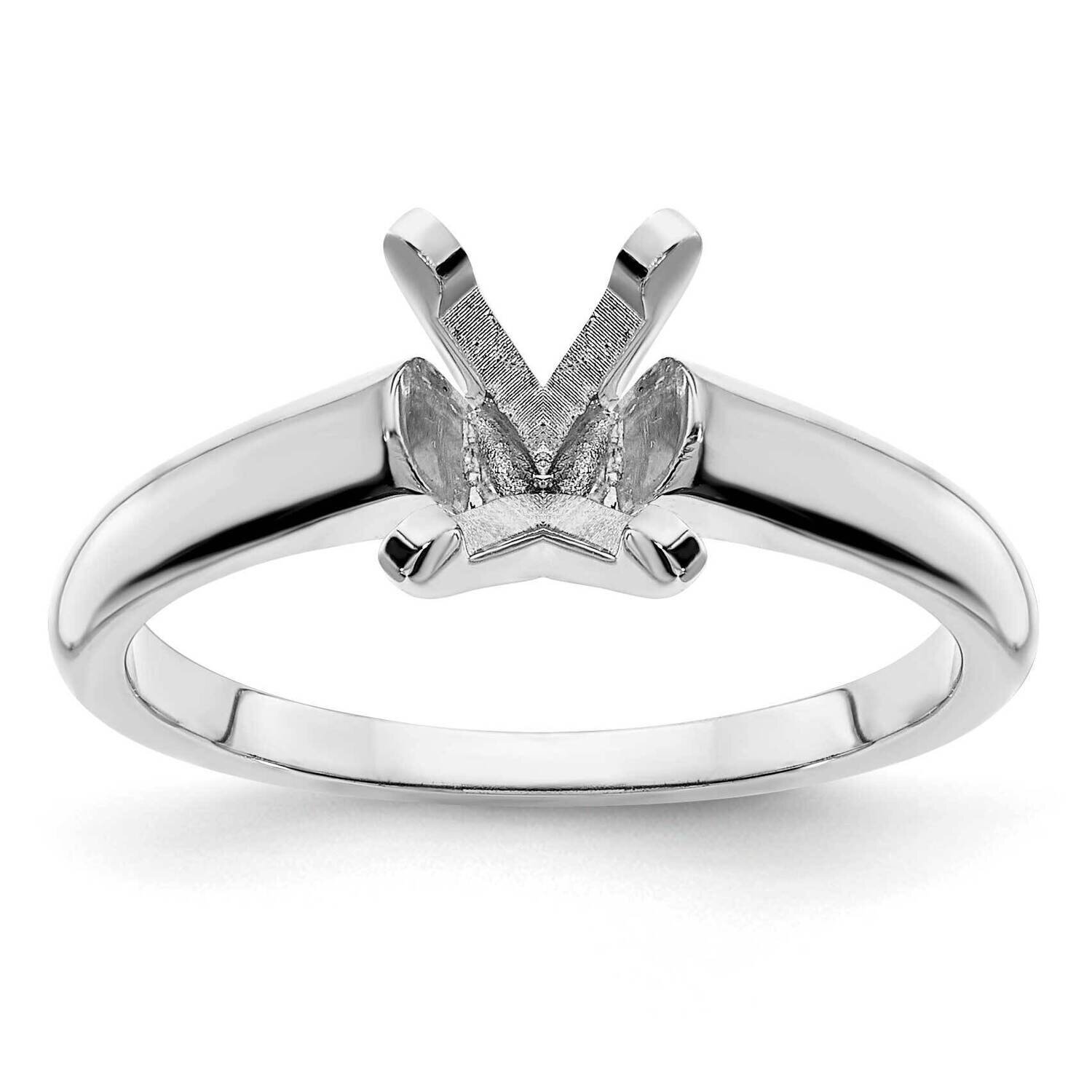 7X5mm Emerald Solitaire Mounting 14k White Gold RM5965WE-100-7MTG, MPN: RM5965WE-100-7MTG, 88395780…