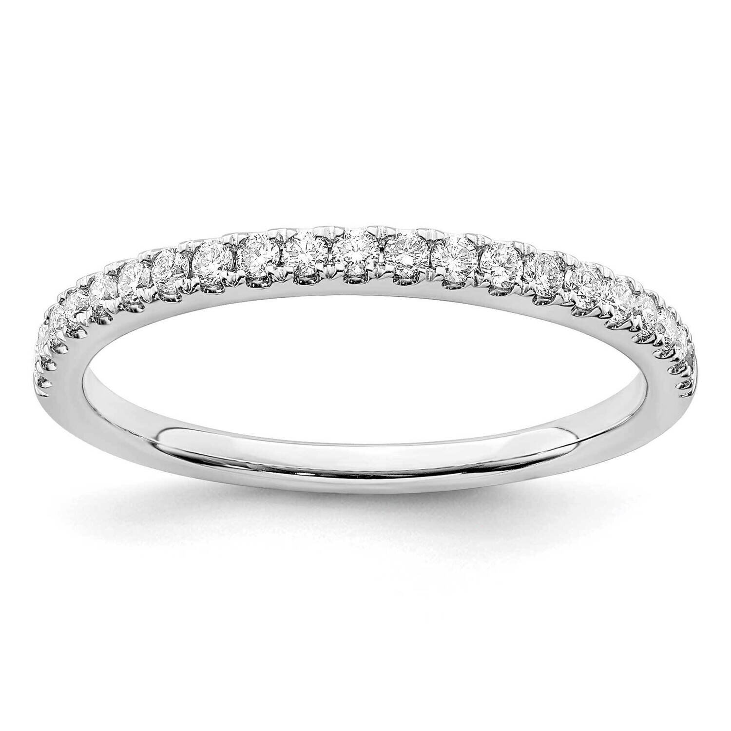 Si1/Si2, G H I, Wedding Band 14k White Gold Lab Grown Diamond RM6634B-025-6WLG, MPN: RM6634B-025-6W…
