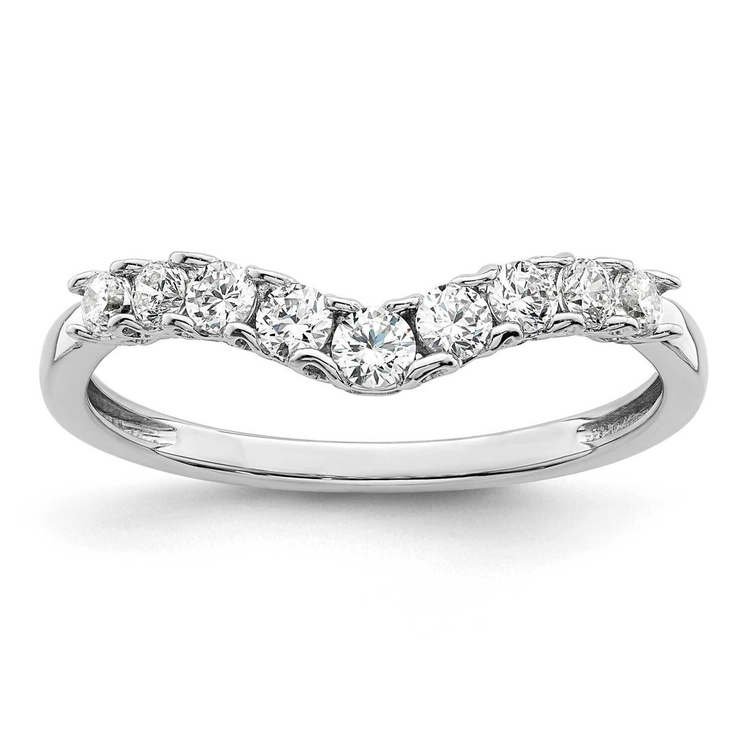 Si1/Si2, G H I, Band 14k White Gold Lab Grown Diamond RM8629-040-7WLG, MPN: RM8629-040-7WLG, 883957…