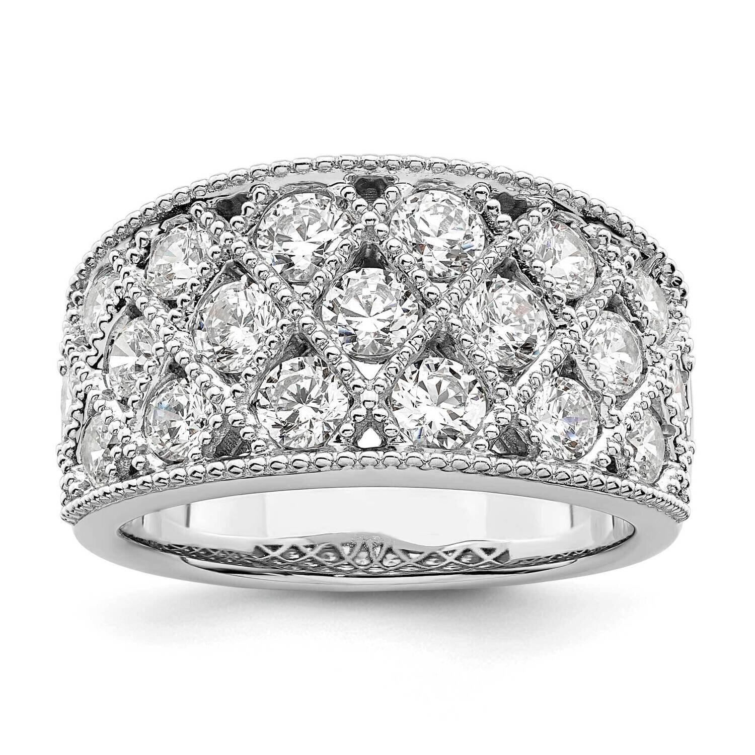 Si1/Si2, G H I, Band 14k White Gold Lab Grown Diamond RM8662-200-7WLG, MPN: RM8662-200-7WLG, 883957…