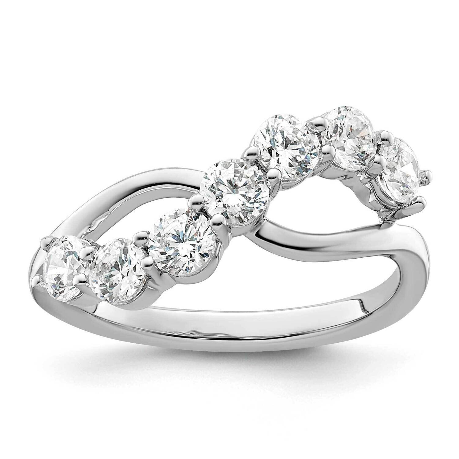 Si1/Si2, G H I, Band 14k White Gold Lab Grown Diamond RM8794-100-7WLG, MPN: RM8794-100-7WLG, 883957…