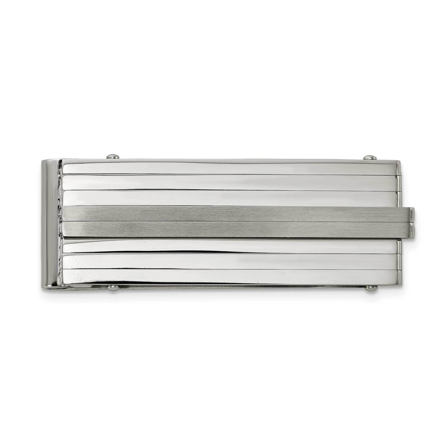 Polished Money Clip Stainless Steel Brushed SRM205 by Chisel, MPN: SRM205, 883957751320