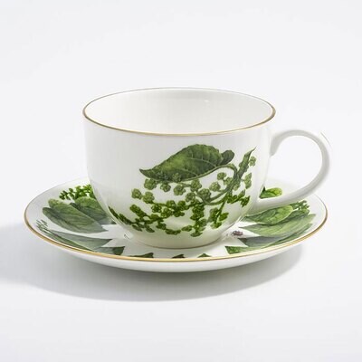 Halcyon Days Al Fresco Breakfast Cup &amp; Saucer BCALF09BCSG, MPN: BCALF09BCSG,