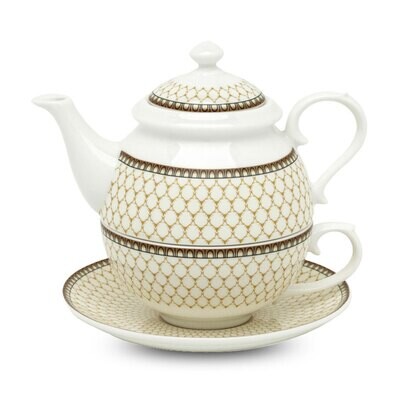 Halcyon Days Antler Trellis Ivory Tea for One BCGAT04TON, MPN: BCGAT04TON, 5060171154181