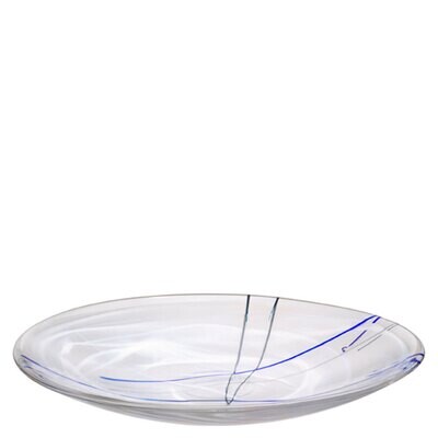 Kosta Boda Contrast Platter White, MPN: 7070610, 7391533706105