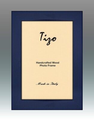Tizo Deep Navy Blue Wood Picture Frame 5 x 7 Inch, MPN: 275NAV-57,