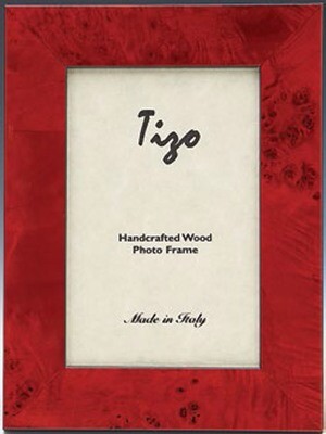 Tizo Pure Red Wooden Picture Frame 4 x 6 Inch, MPN: 340RED-46,