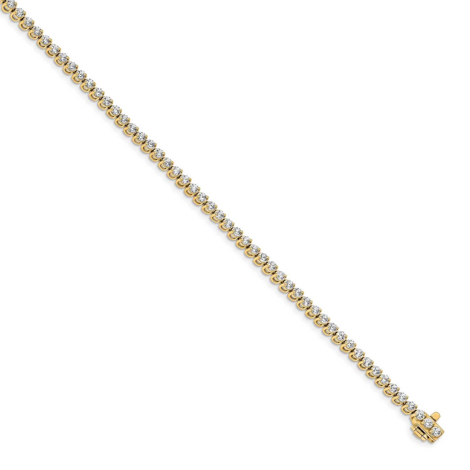 2.3mm Round 2-Prong Vs Diamond Bracelet 7 Inch 14k Gold X10020VS, MPN: X10020VS, 883957046020
