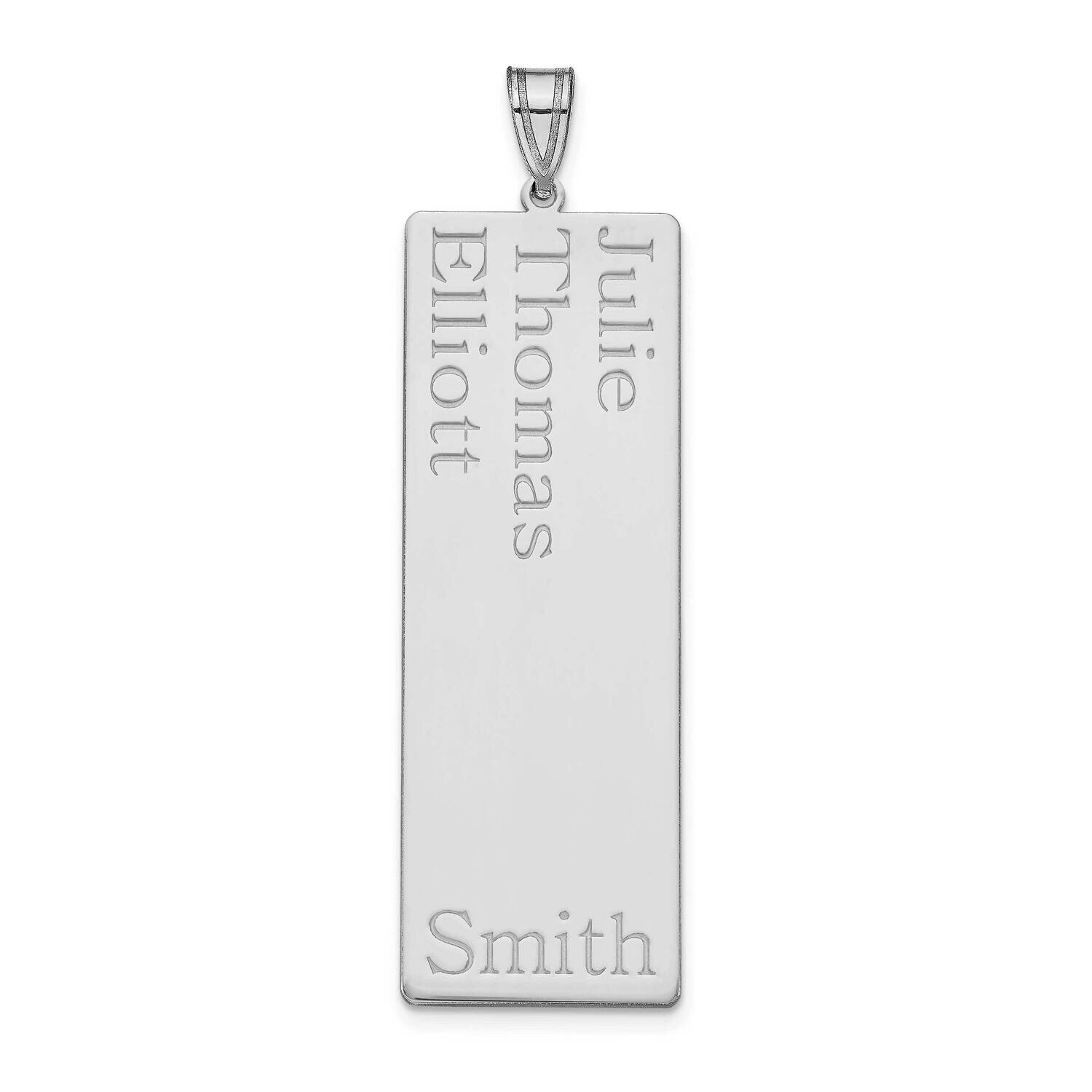 3 Name Family Pendant Sterling Silver Rhodium-plated XNA1283SS, MPN: XNA1283SS,