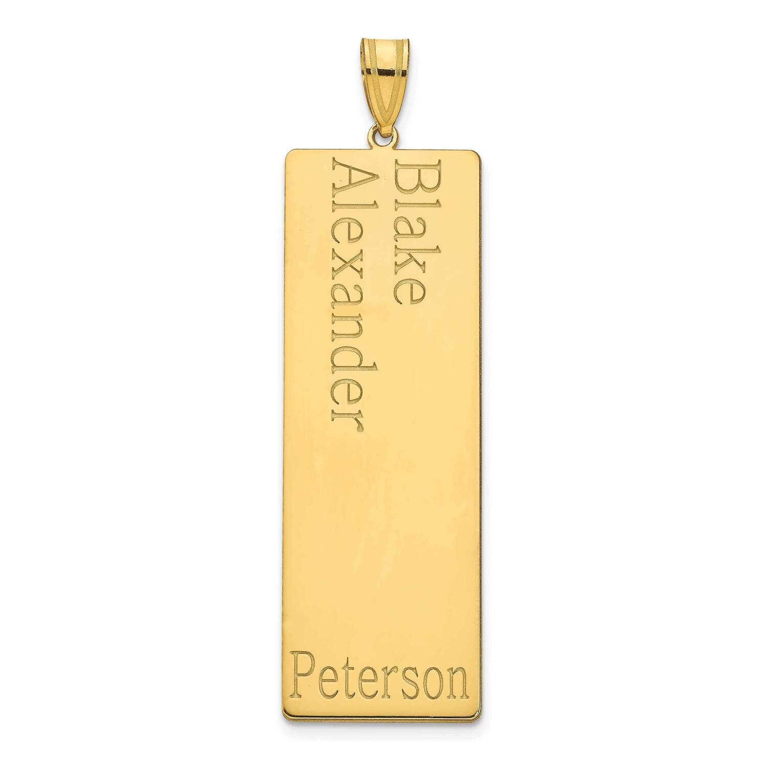 2 Name Family Pendant Sterling Silver Gold-plated XNA1284GP, MPN: XNA1284GP,