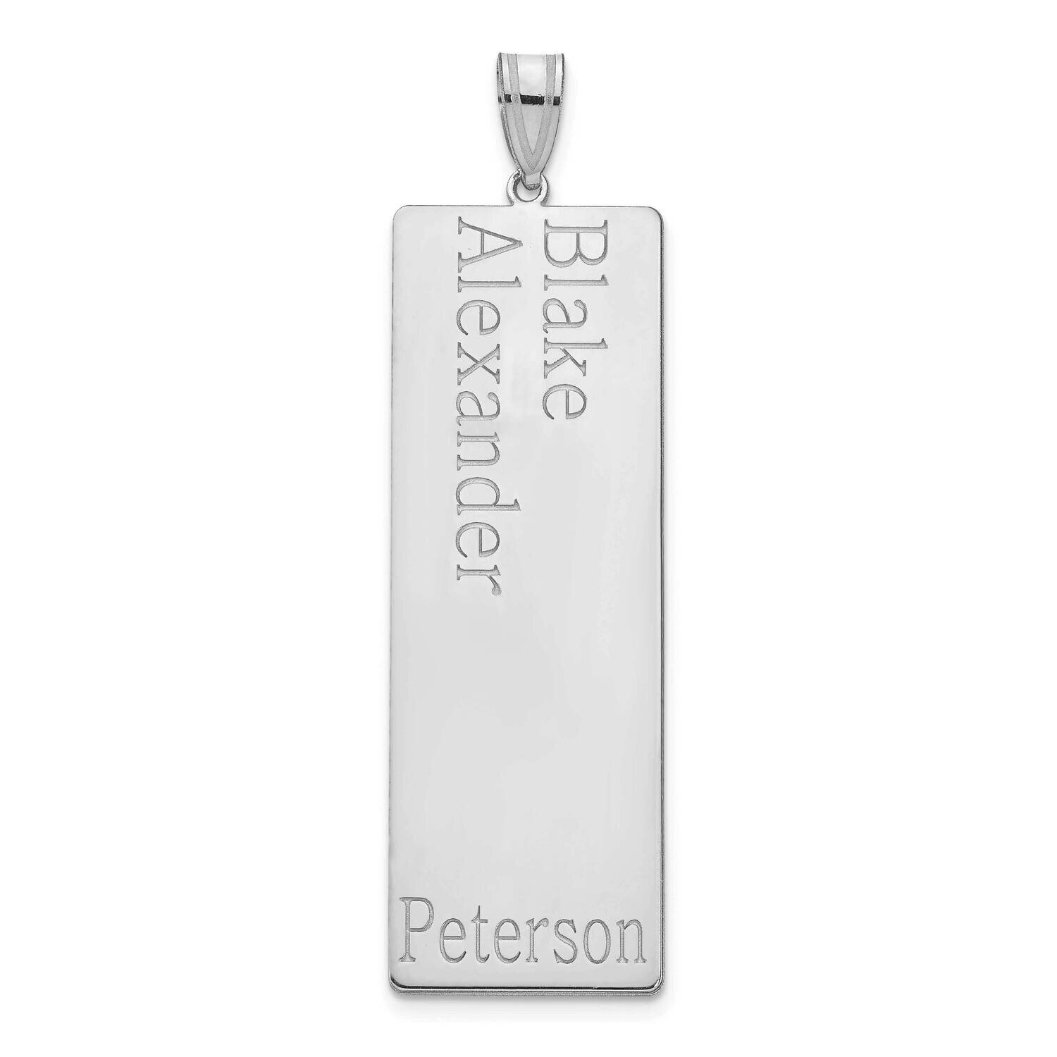 2 Name Family Pendant Sterling Silver Rhodium-plated XNA1284SS, MPN: XNA1284SS,