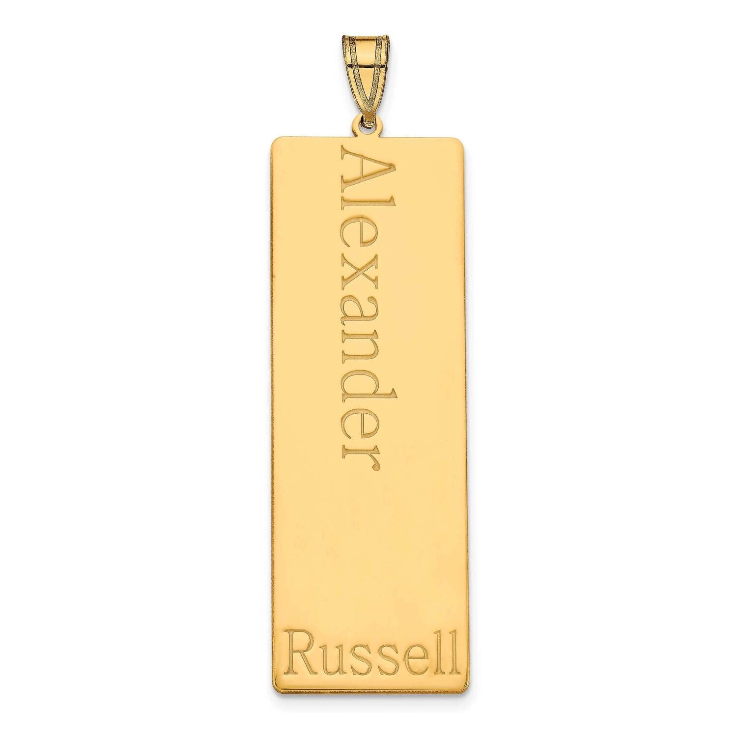 1 Name Family Pendant Sterling Silver Gold-plated XNA1285GP, MPN: XNA1285GP,