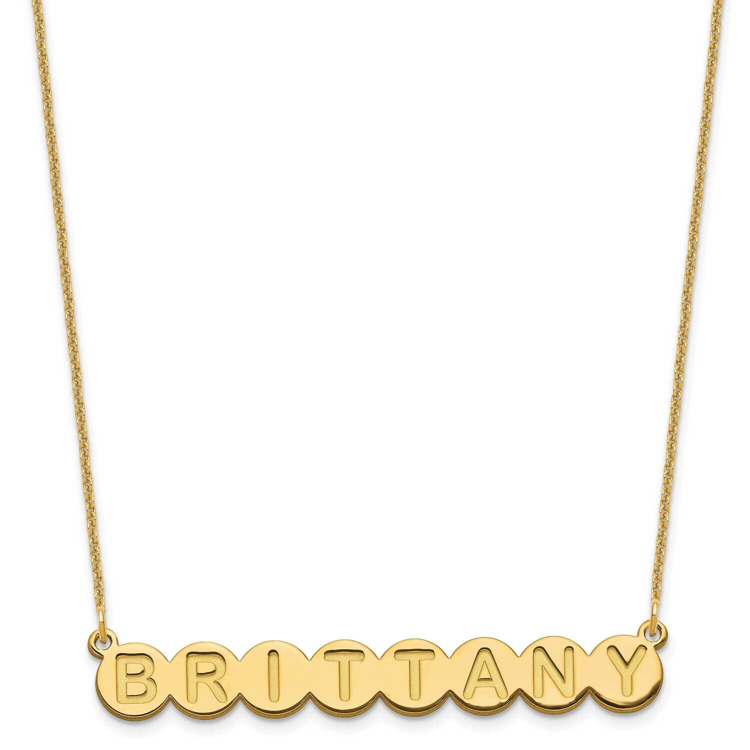 8 Letter Bubble Necklace 14k Gold XNA1318Y, MPN: XNA1318Y,