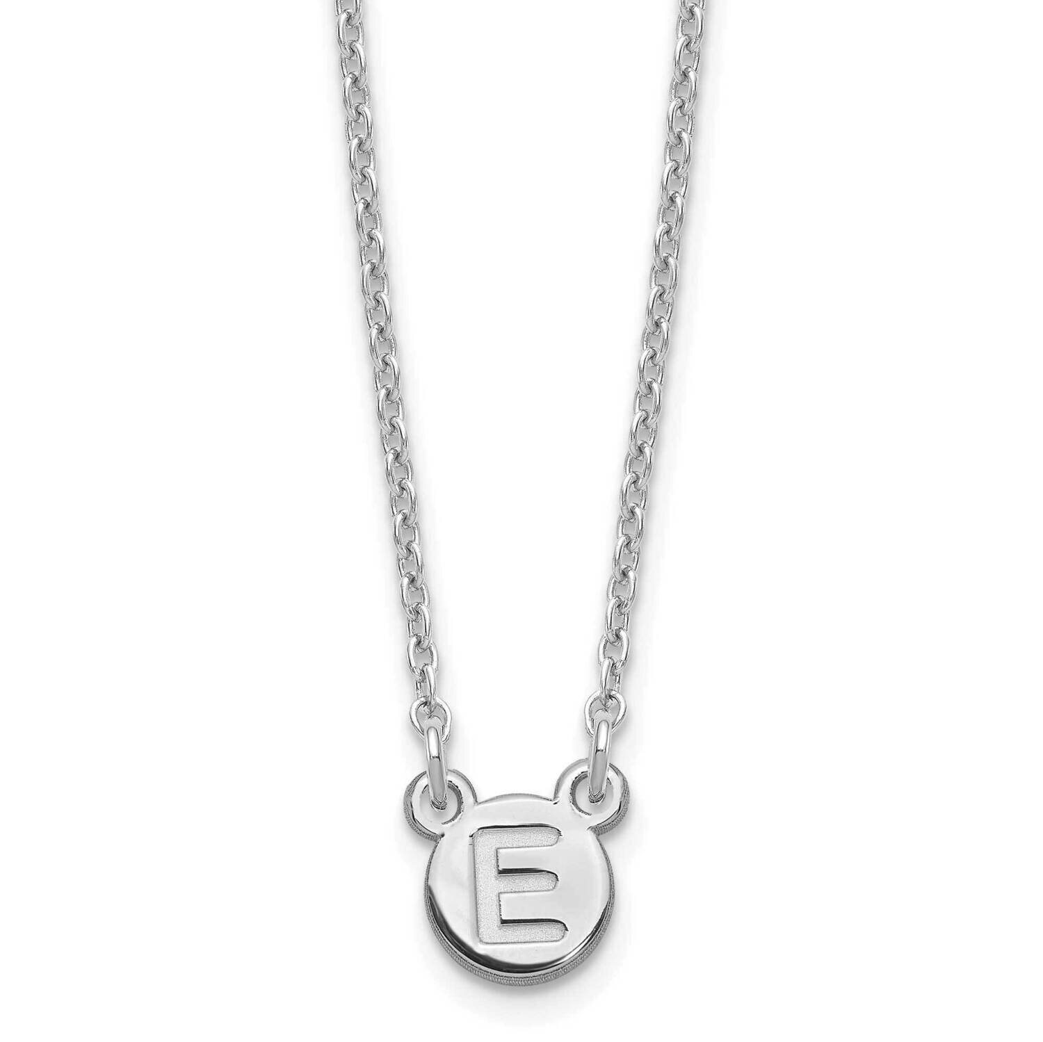 1 Letter Bubble Necklace Sterling Silver Rhodium-plated XNA1325SS, MPN: XNA1325SS,