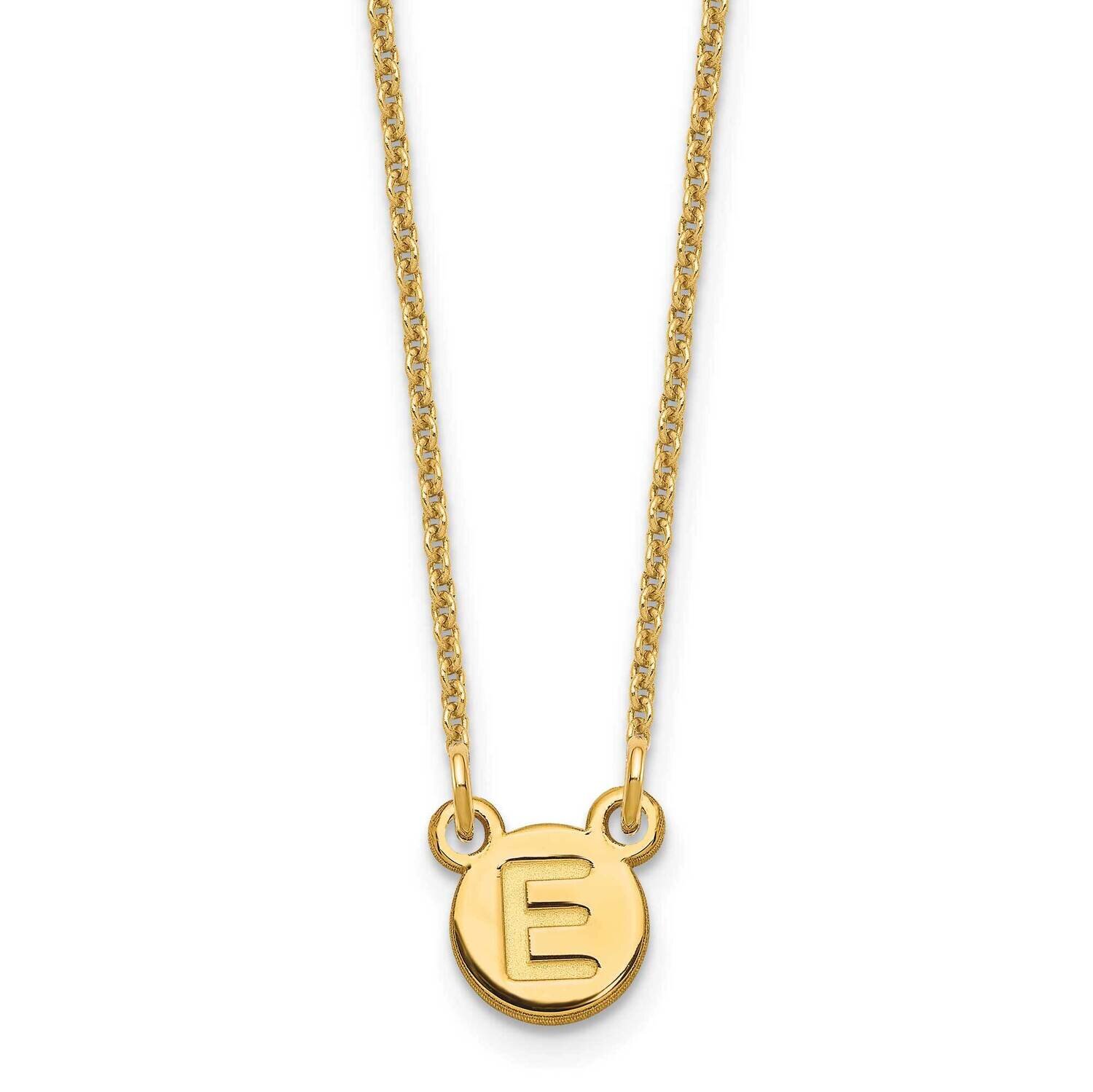 1 Letter Bubble Necklace 14k Gold XNA1325Y