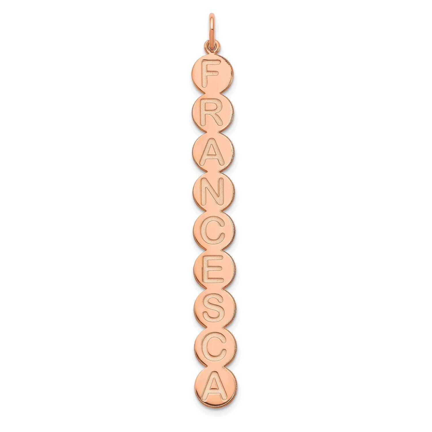 9 Letter Bubble Pendant 14k Rose Gold XNA1326R, MPN: XNA1326R,