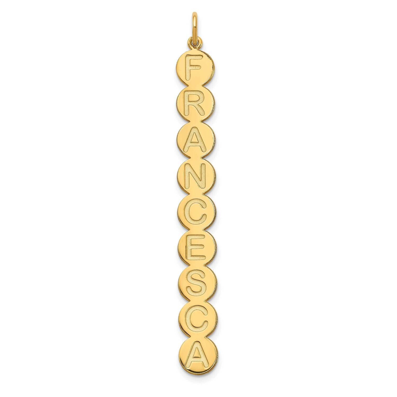 9 Letter Bubble Pendant 14k Gold XNA1326Y, MPN: XNA1326Y,