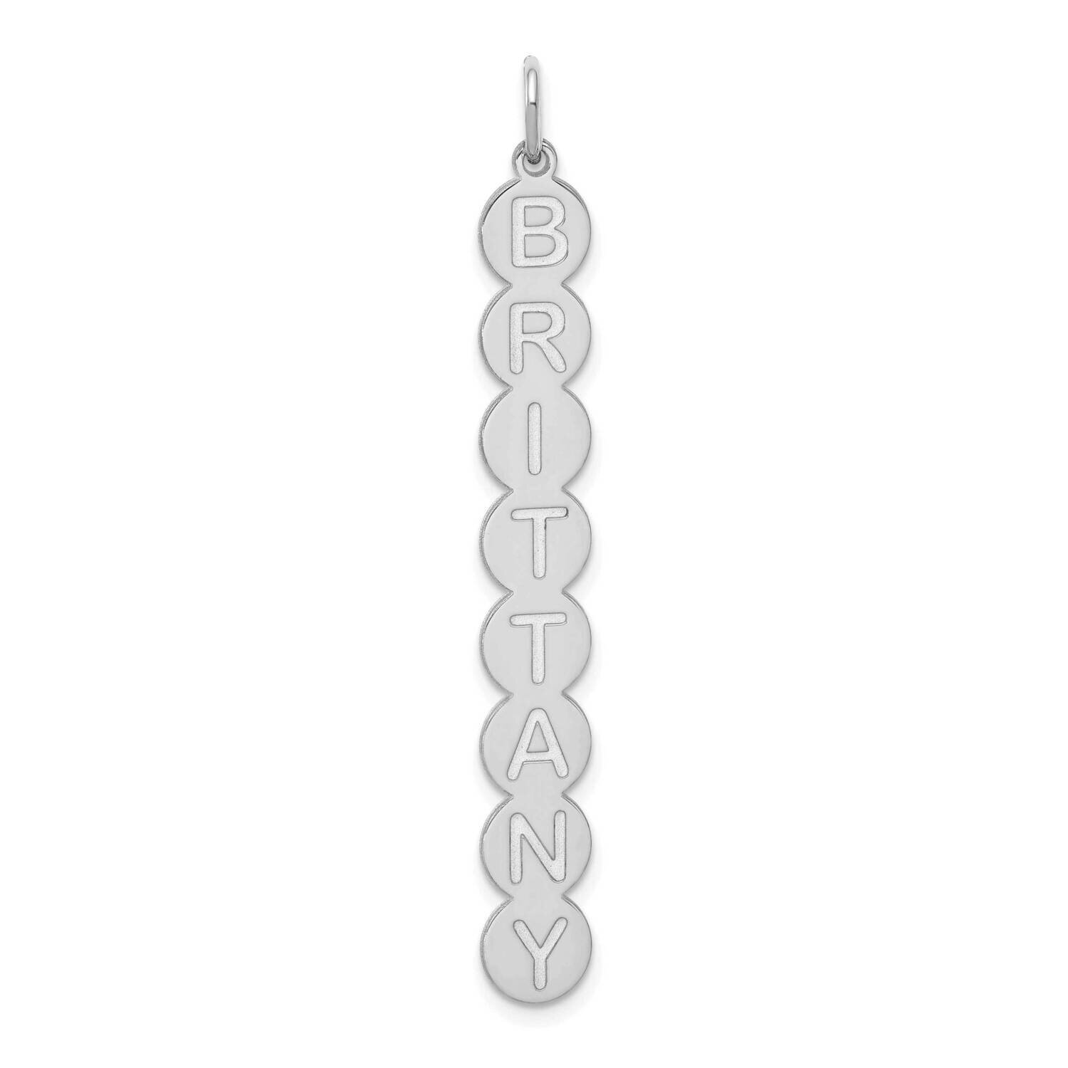 8 Letter Bubble Pendant 14k White Gold XNA1327W, MPN: XNA1327W,