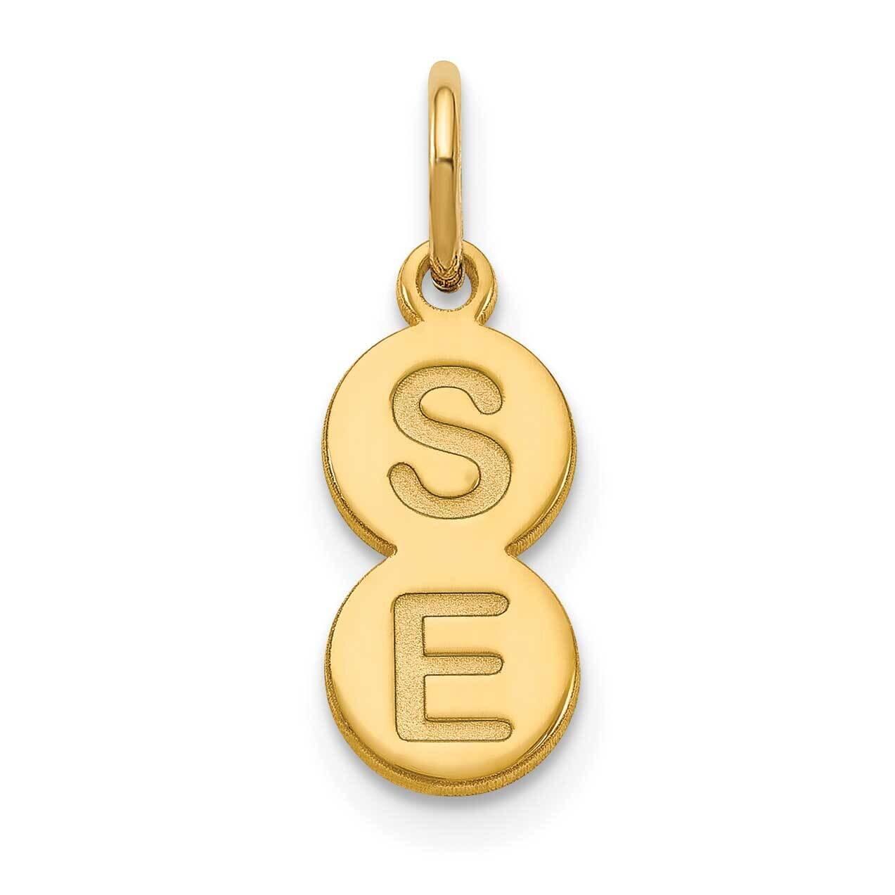 2 Letter Bubble Pendant Sterling Silver Gold-plated XNA1333GP, MPN: XNA1333GP,