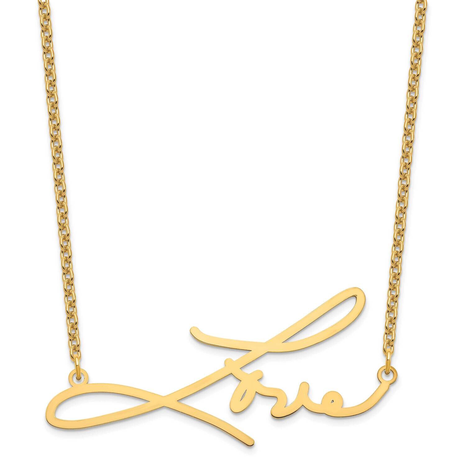 Signature Necklace Sterling Silver Gold-plated XNA507GP