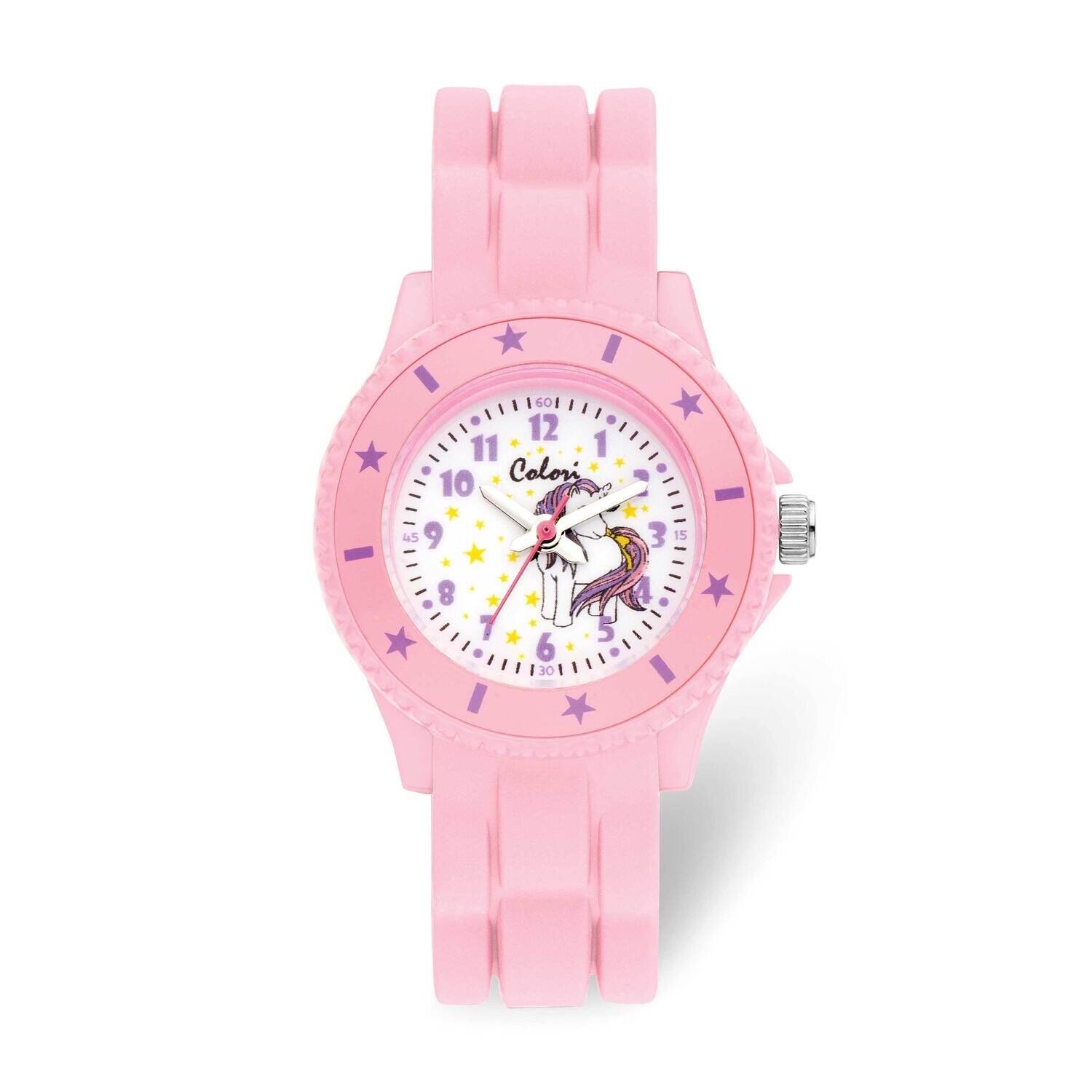 Colori Kids Pink Unicorn 30mm Watch XWA6386