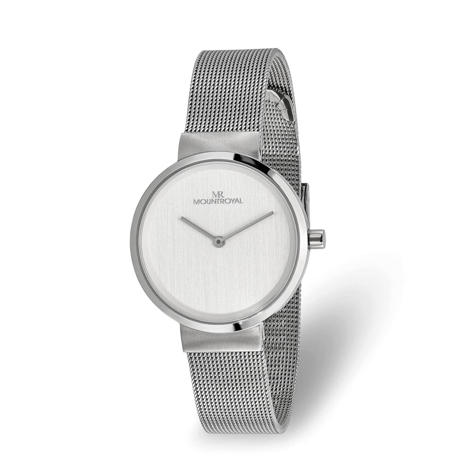 Ladies Mountroyal White Dial Watch Stainless Steel XWA6400