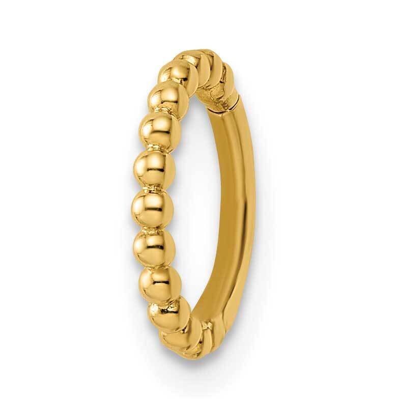 Beaded Cartilage Ring 14k Gold BD192