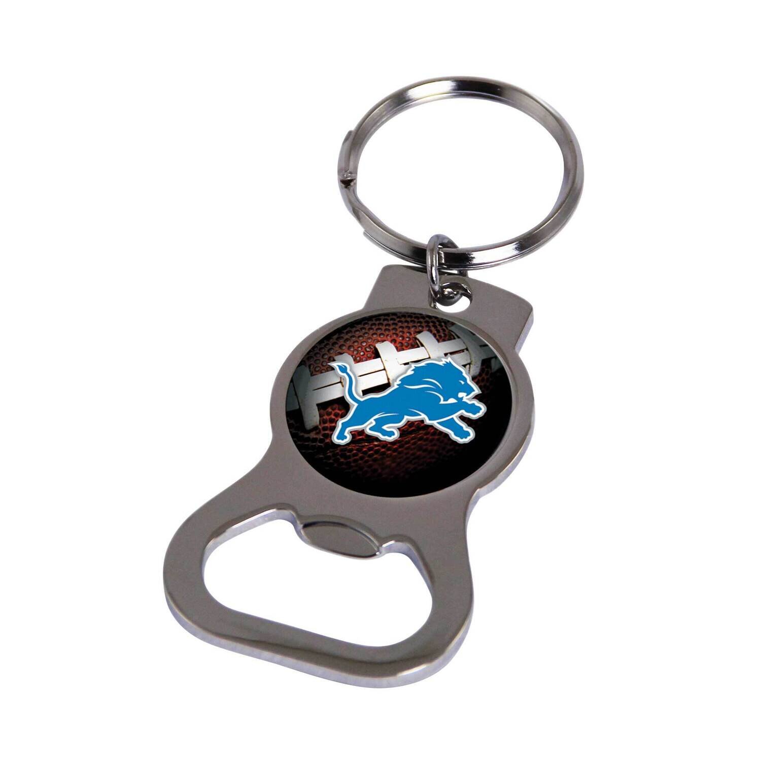 NFL Detroit Lions Bottle Opener Key Ring By Rico Industries GC6189