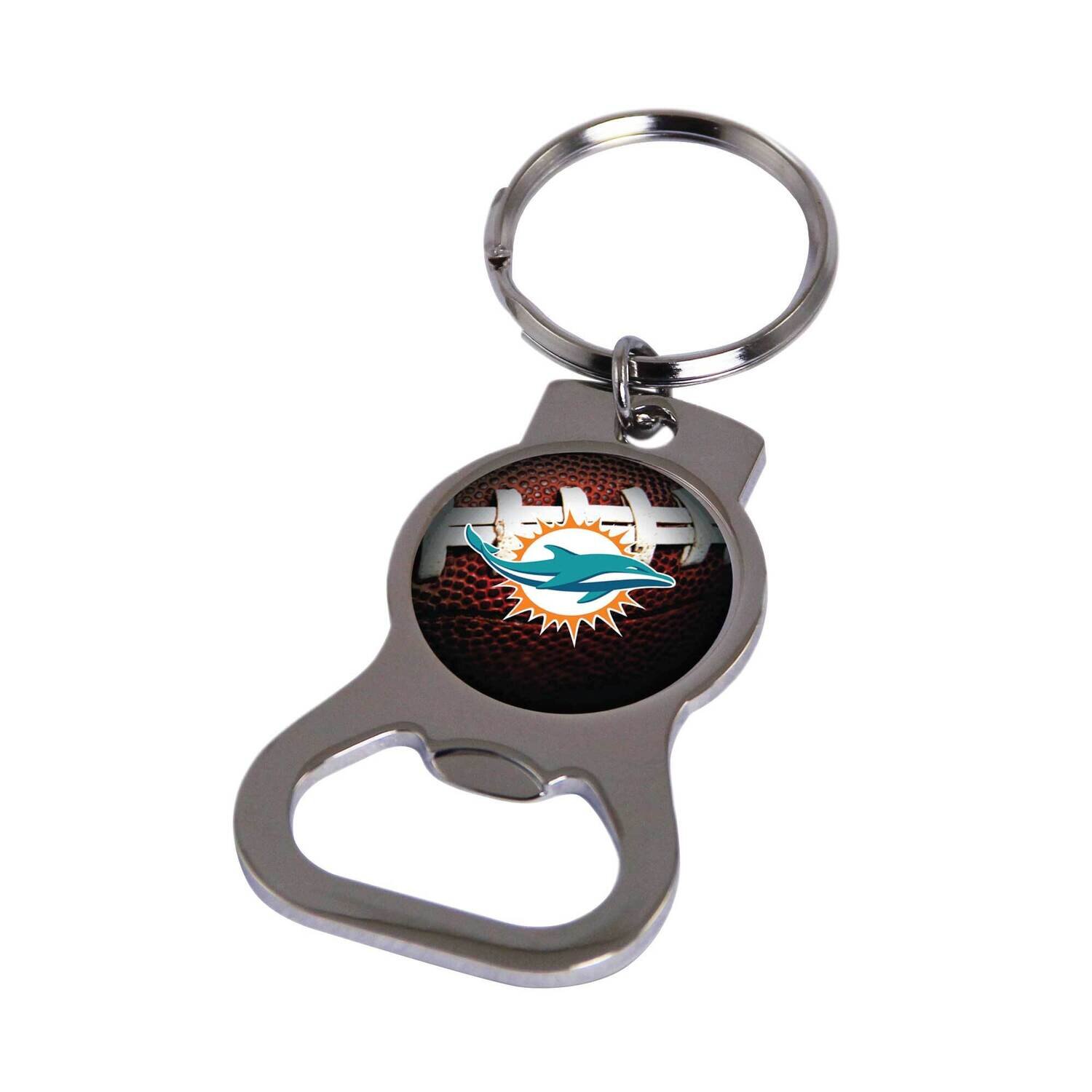 NFL Miami Dolphins Bottle Opener Key Ring By Rico Industries GC6197, MPN: GC6197, 94746757335