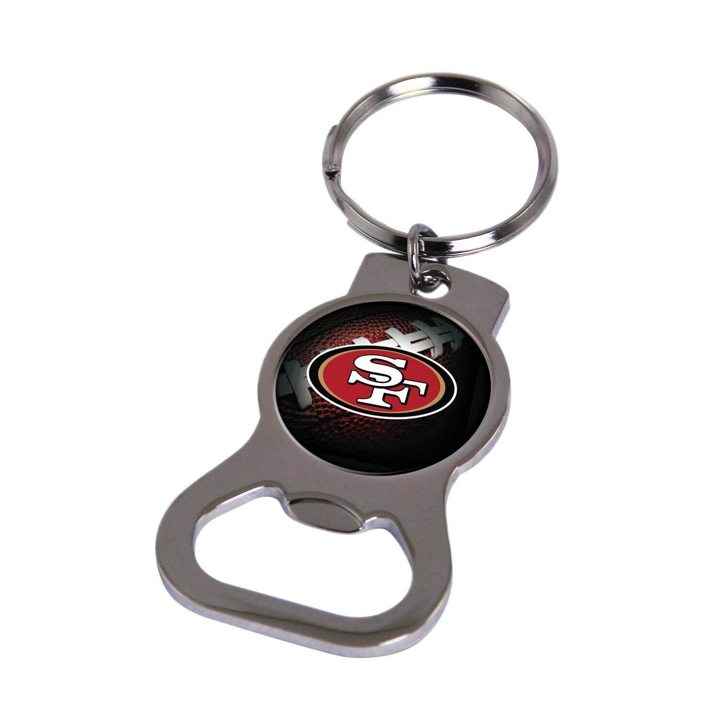 NFL San Francisco 49Ers Bottle Opener Key Ring By Rico Industries GC6206