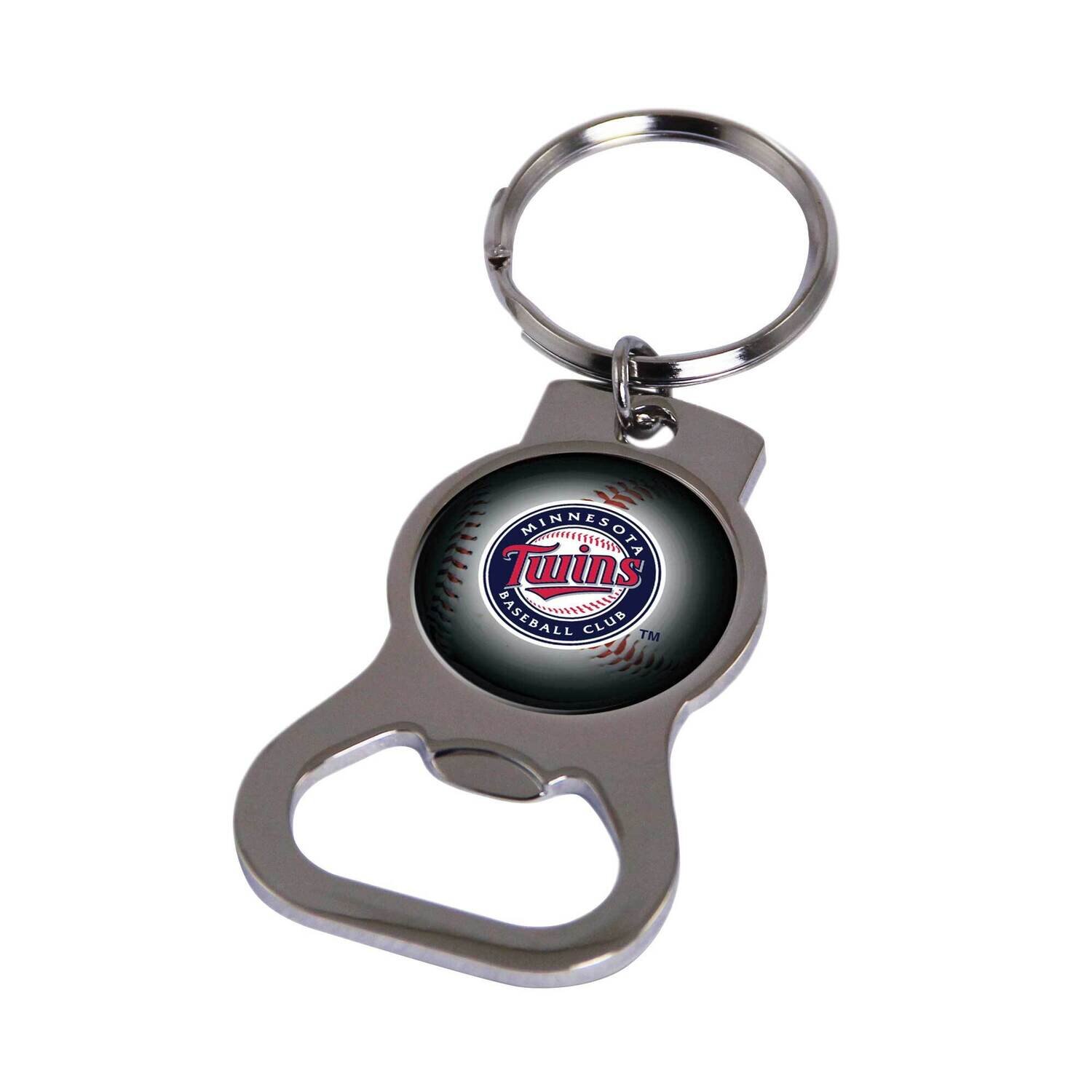 MLB Minnesota Twins Bottle Opener Key Ring By Rico Industries GC6316