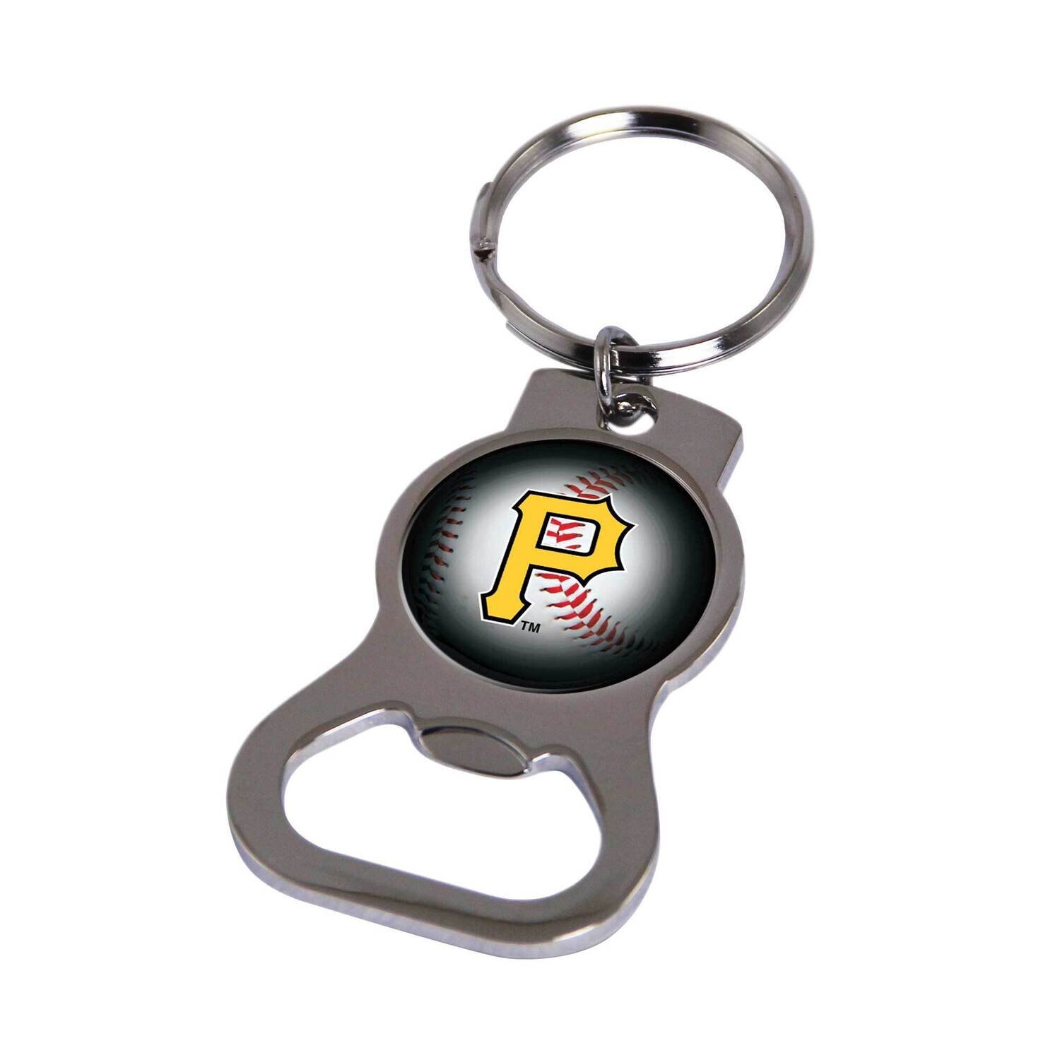 MLB Pittsburgh Pirates Bottle Opener Key Ring By Rico Industries GC6321