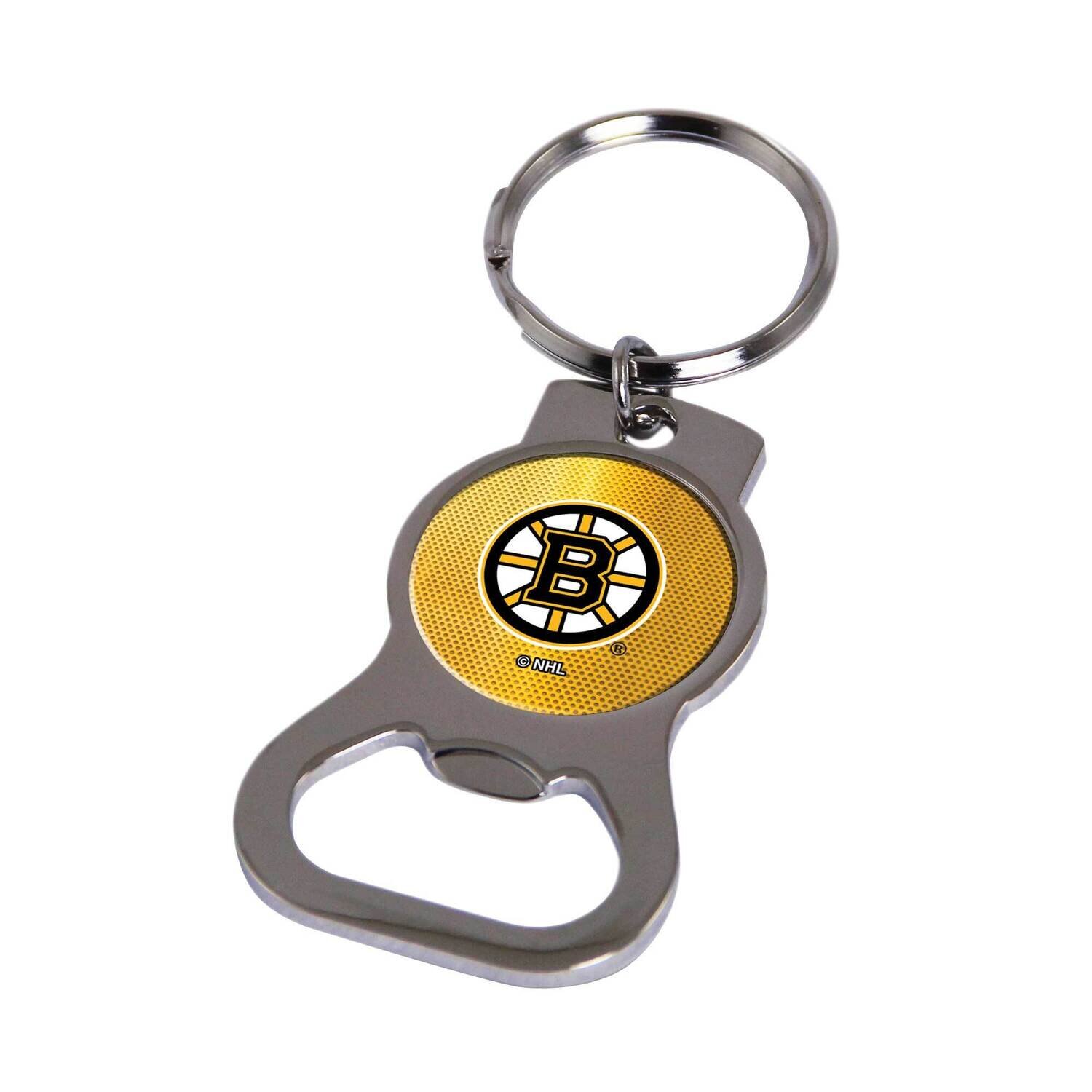 NHL Boston Bruins Bottle Opener Key Ring By Rico Industries GC6362