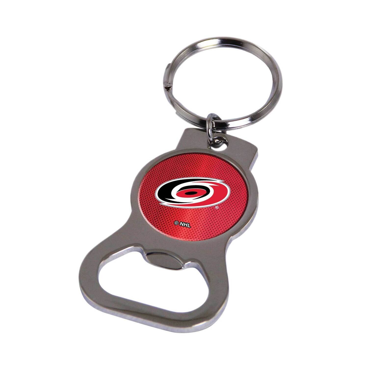 NHL Carolina Hurricanes Bottle Opener Key Ring By Rico Industries GC6365