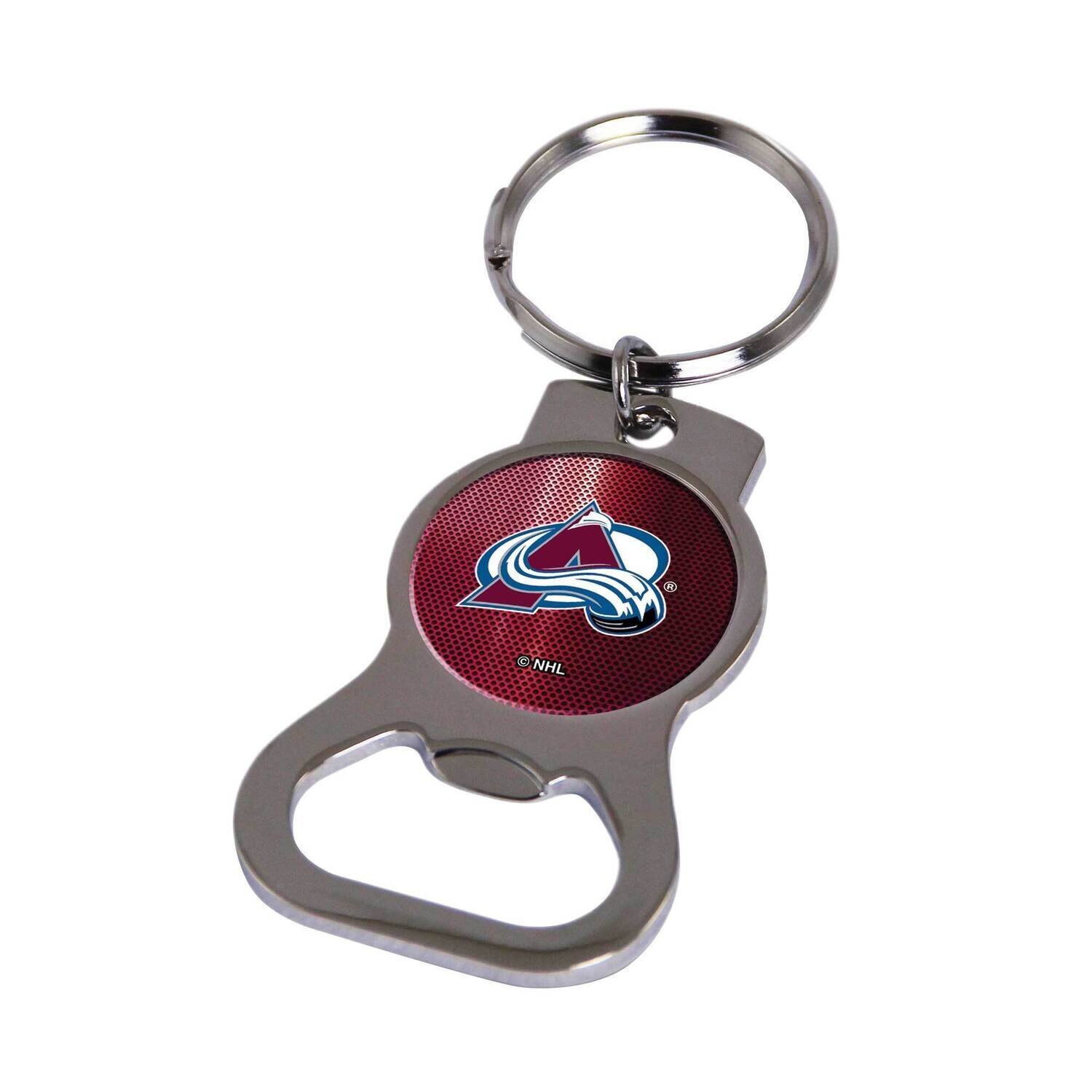 NHL Colorado Avalanche Bottle Opener Key Ring By Rico Industries GC6367