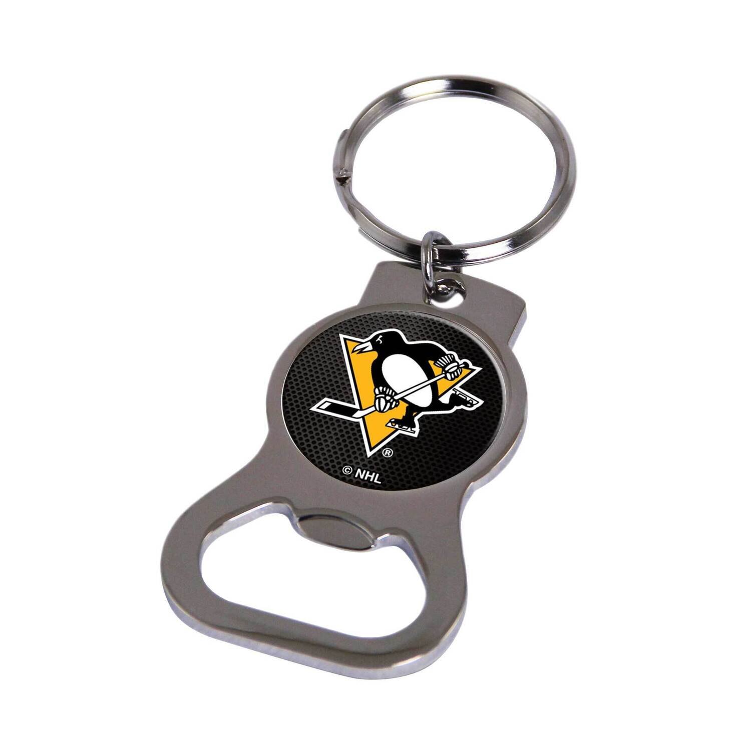 NHL Pittsburgh Penguins Bottle Opener Key Ring By Rico Industries GC6381