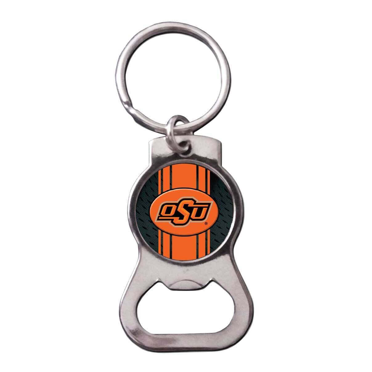 Ncaa Oklahoma State Bottle Opener Key Ring By Rico Industries GC6408
