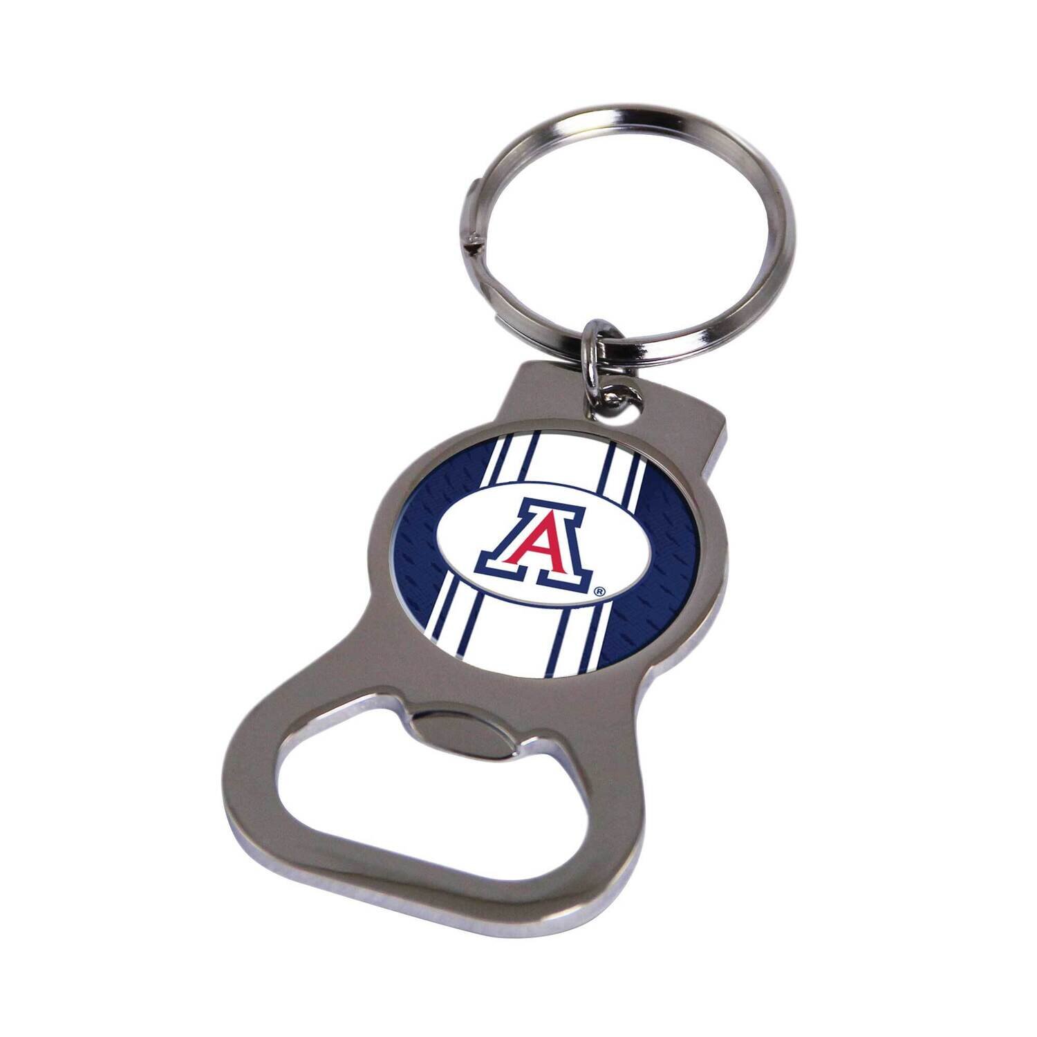 Ncaa University Of Arizona Bottle Opener Key Ring By Rico Industries GC6417