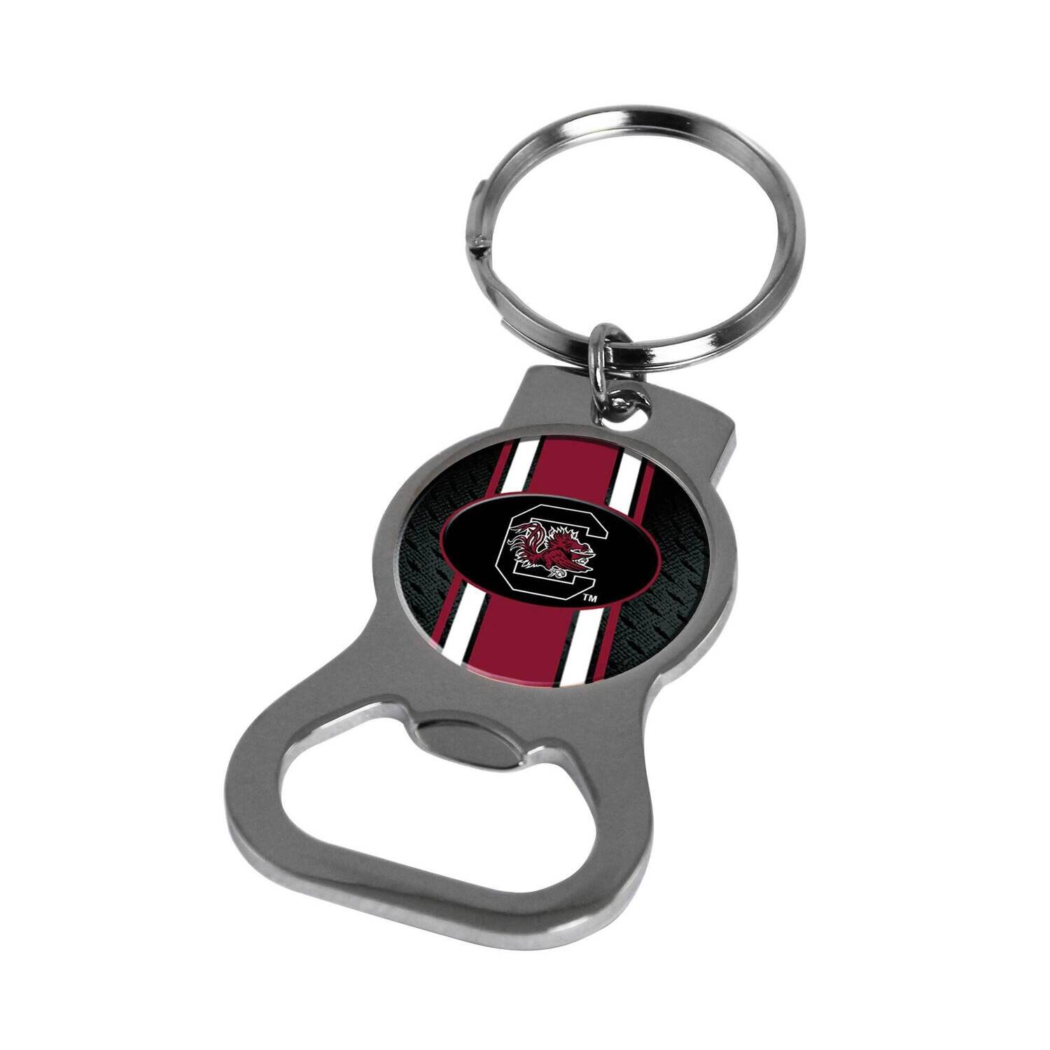Ncaa University Of South Carolina Bottle Opener Key Ring By Rico Industries GC6439
