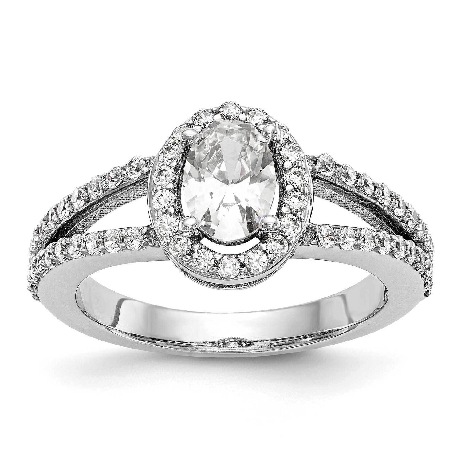 Vs/Si, D E F, S/M Oval Halo Engagement Ring 14k White Gold Lab Grown Diamond RM2333E-200-WLD, MPN: …