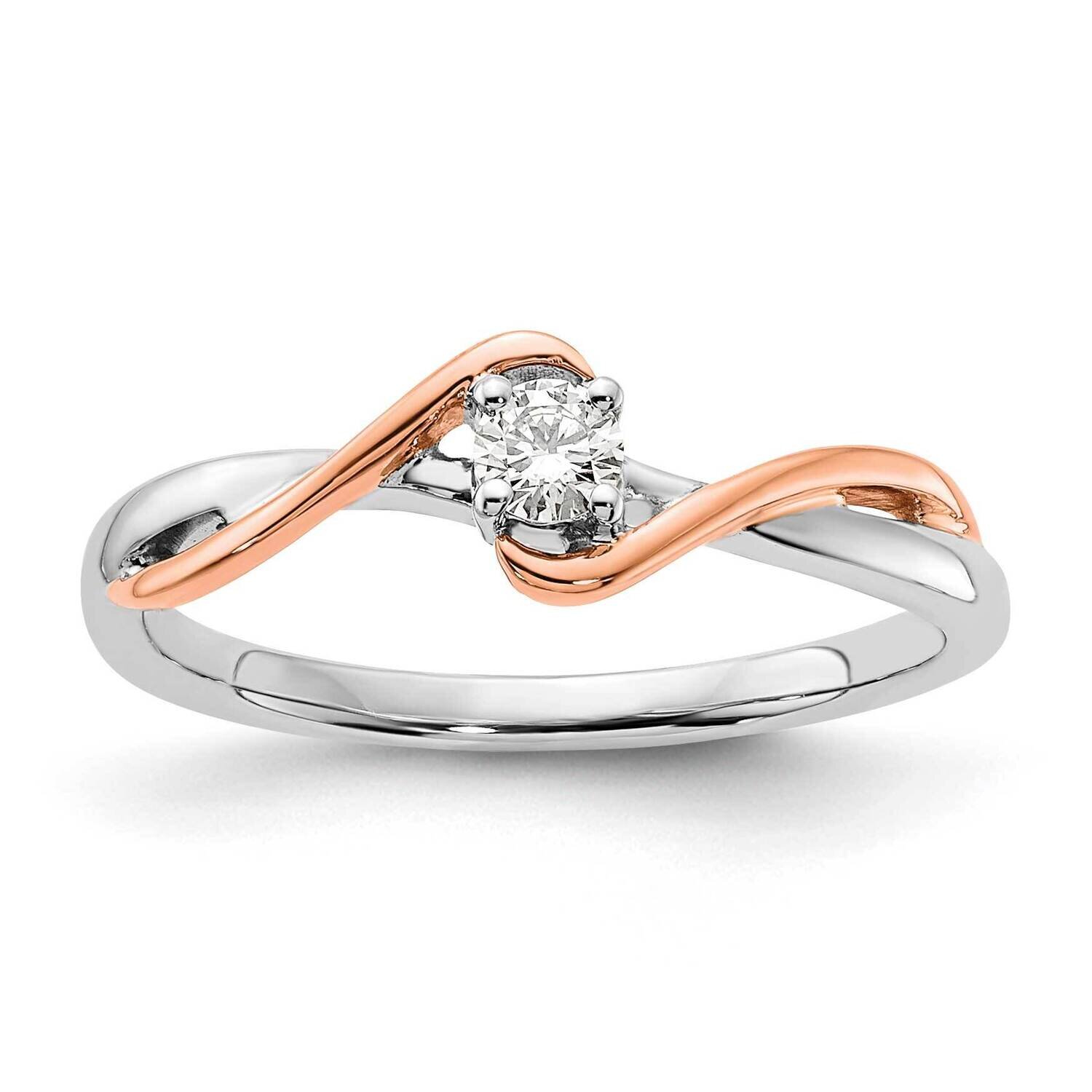 Si1/Si2, G H I, Promise Ring 14k Gold Lab Grown Diamond RM5712-012-WRLG, MPN: RM5712-012-WRLG, 8839…