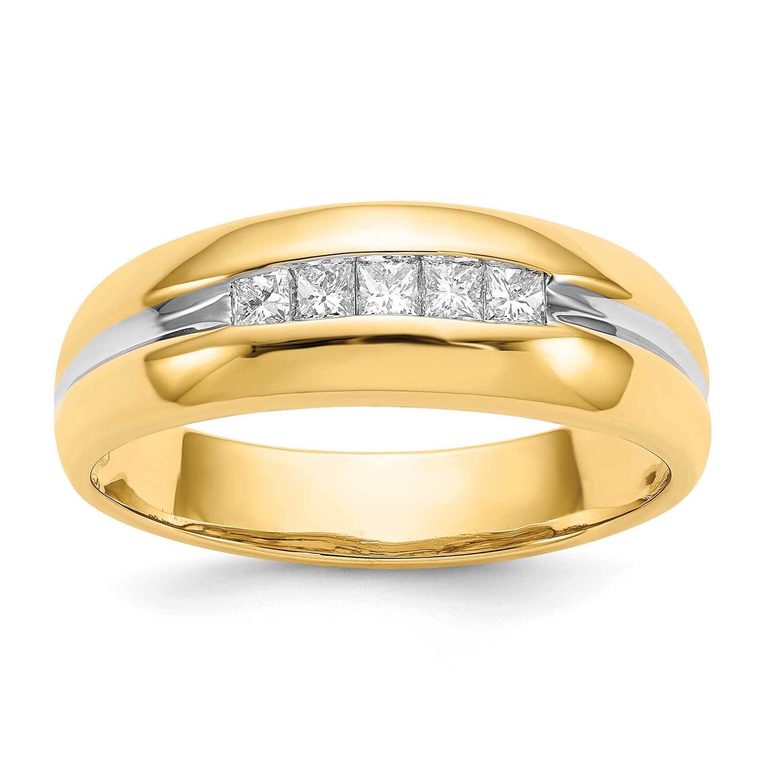 Diamond Mens Ring 14k Gold RM5791-025-YA