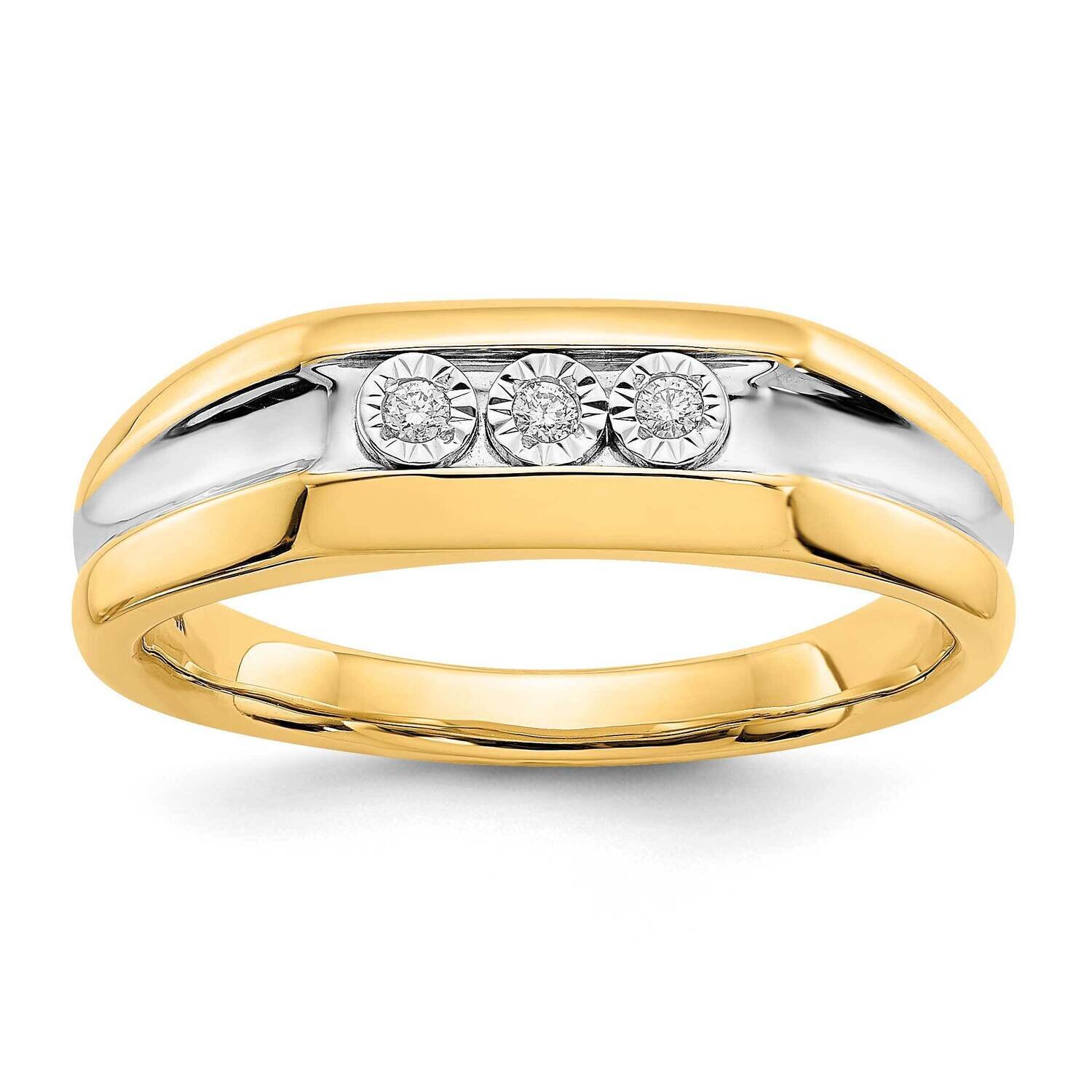 Diamond Mens Ring 14k Gold RM5796-005-YA